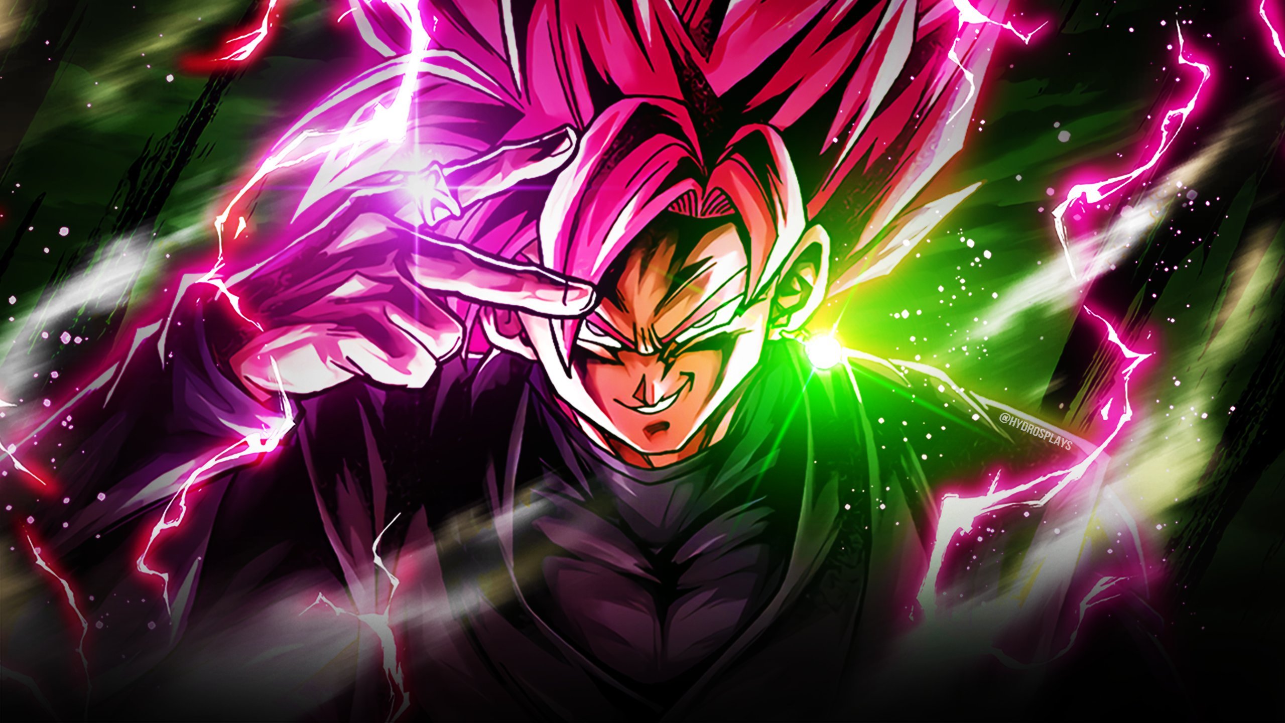 John divine fury! Saiyan Rose Goku Black 4K Wallpaper! (YEL Sparking from #DBLegends) #GokuBlack