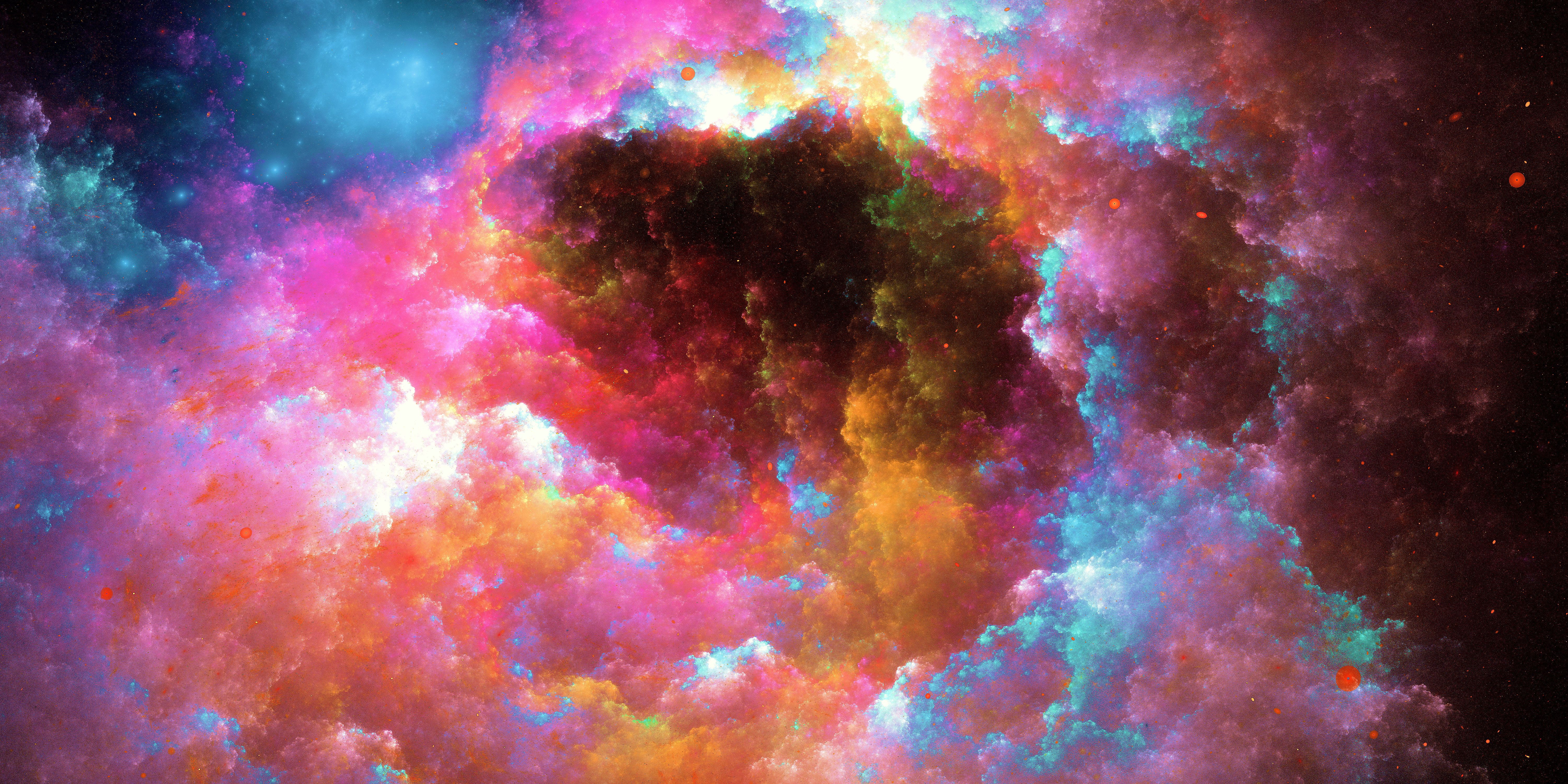 HD wallpaper: nebula, colorful, digital universe, hd, 4k, 5k,. Nebula wallpaper, Abstract wallpaper, Waves wallpaper
