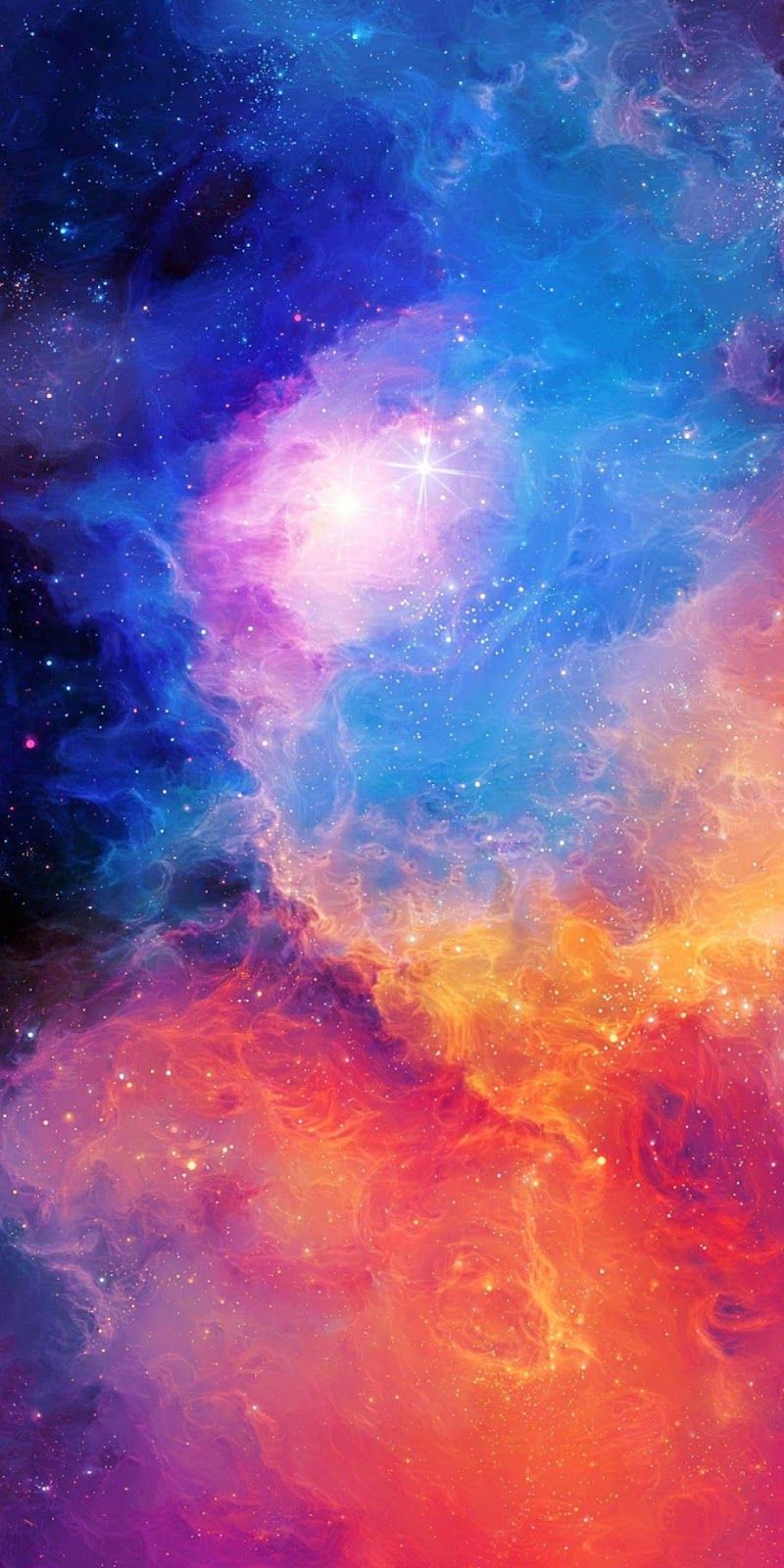 Colorful space. Samsung wallpaper, Wallpaper space, Colorful wallpaper