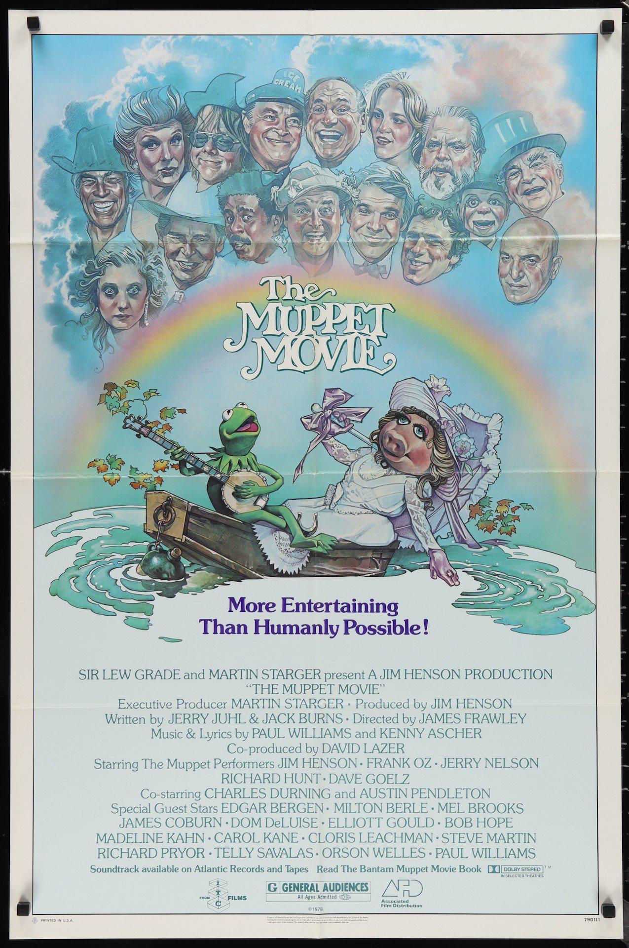 The Muppet Movie Movie Poster Sheet (27x41) Original Vintage Movie Poster