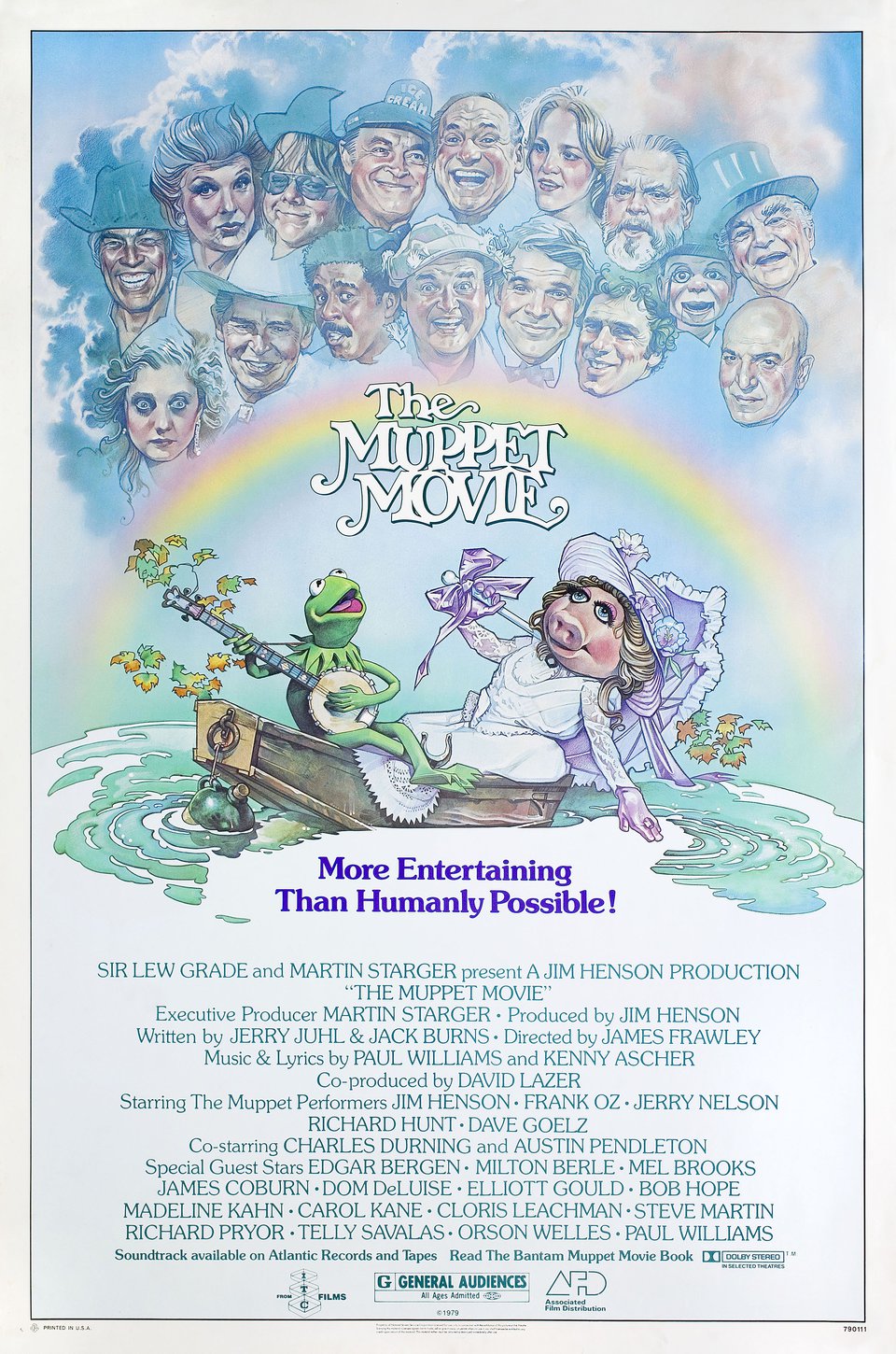 The Muppet Movie 1979 U.S. One Sheet Poster Movie Poster Gallery