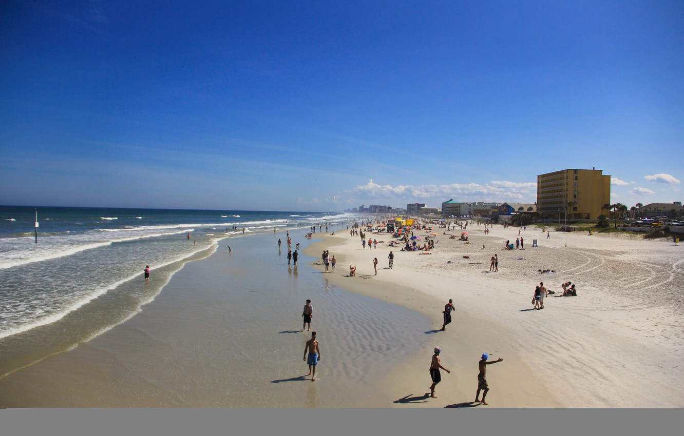 Wallpaper sea, Florida, Daytona beach image for desktop, section пейзажи