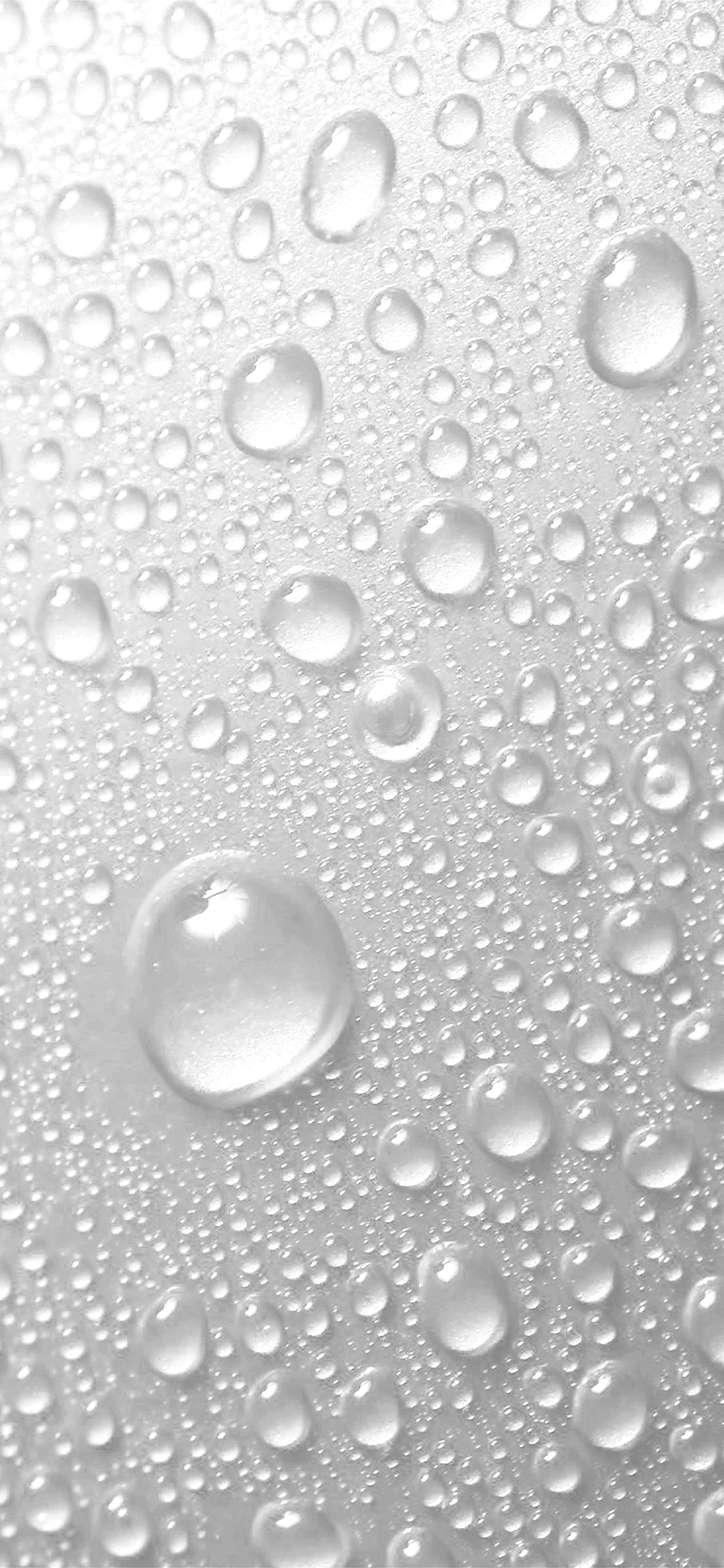 iPhone X wallpaper. rain drop bw white water sad pattern