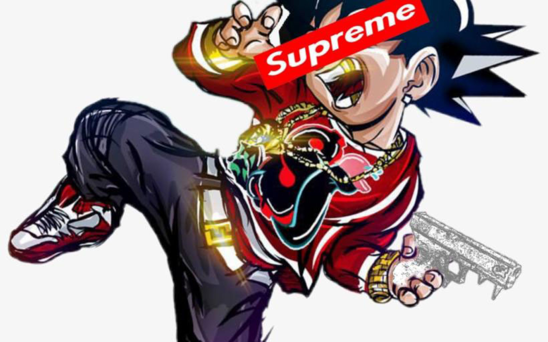 Drip Goku Wallpapers, Bape, Supreme