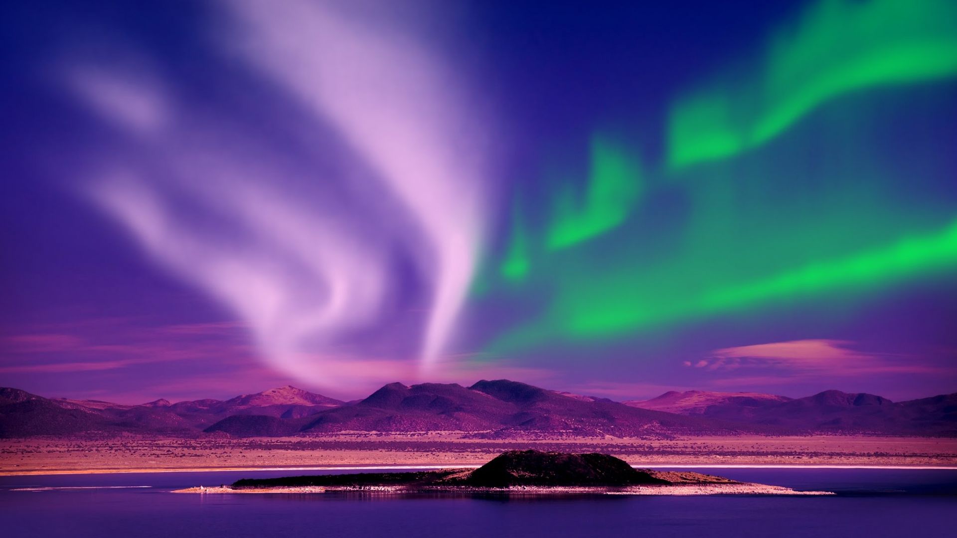 Desktop Wallpaper Amazing The Northern Lights Of Alaska, HD Image, Picture, Background, L3bvi