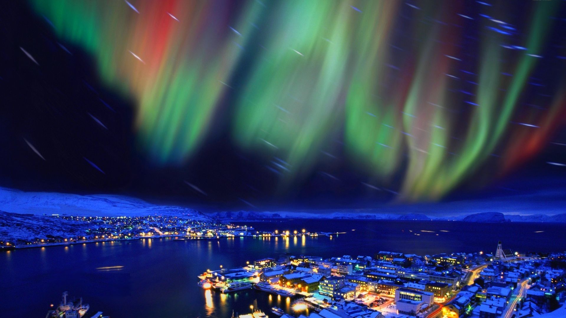Desktop Wallpaper The Northern Lights Of Alaska, HD Image, Picture, Background, Snqsgn