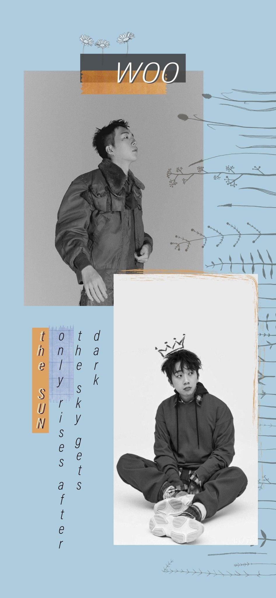 Made My Own 'cause Khh Rnb Or Woo Wonjae Wallpaper Are So Rare, Huh. Feel Free To Use Mine #wonjae #woo #khh #krnb #woowonjae #aomg