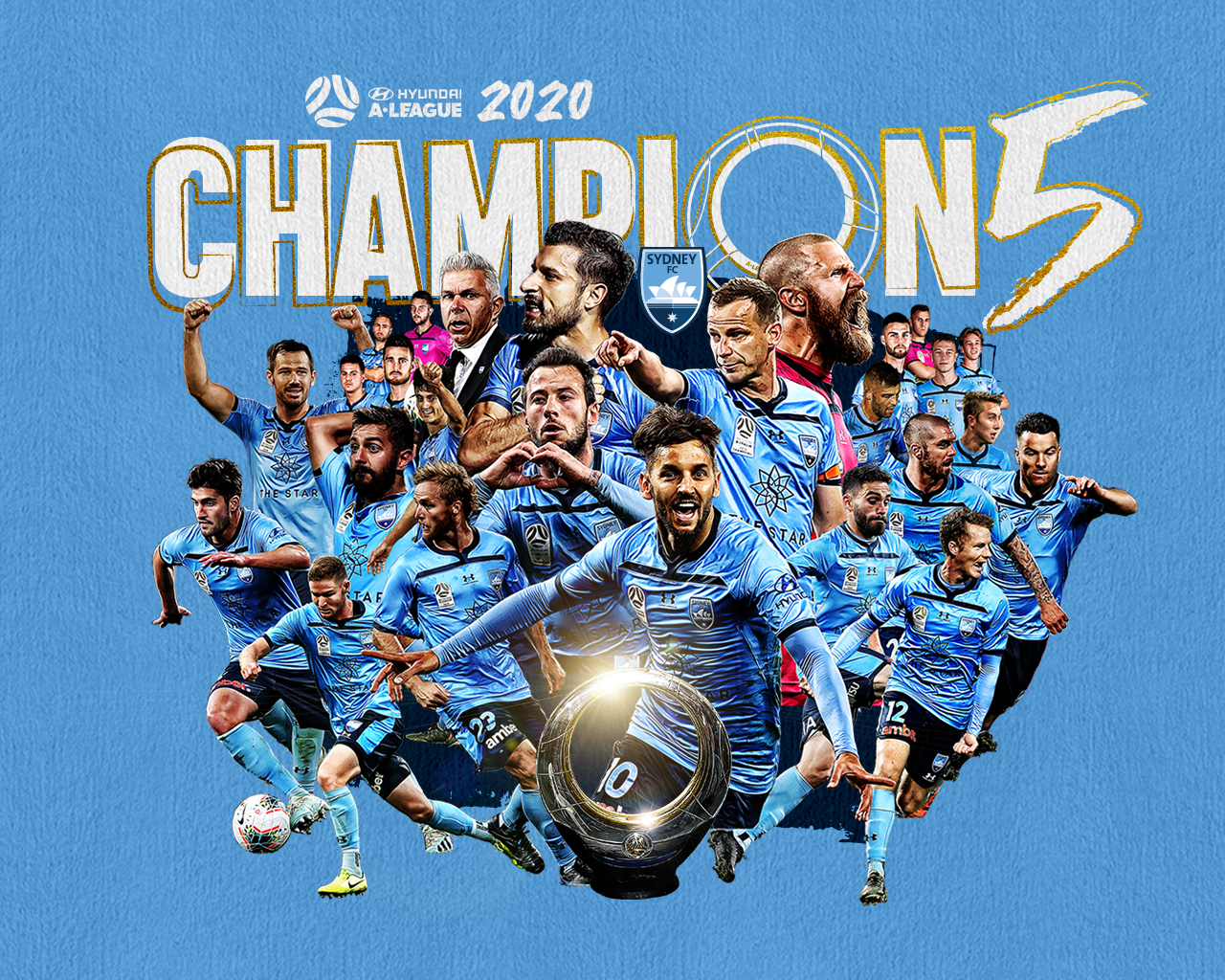 Sydney FC Champions Wallpaper