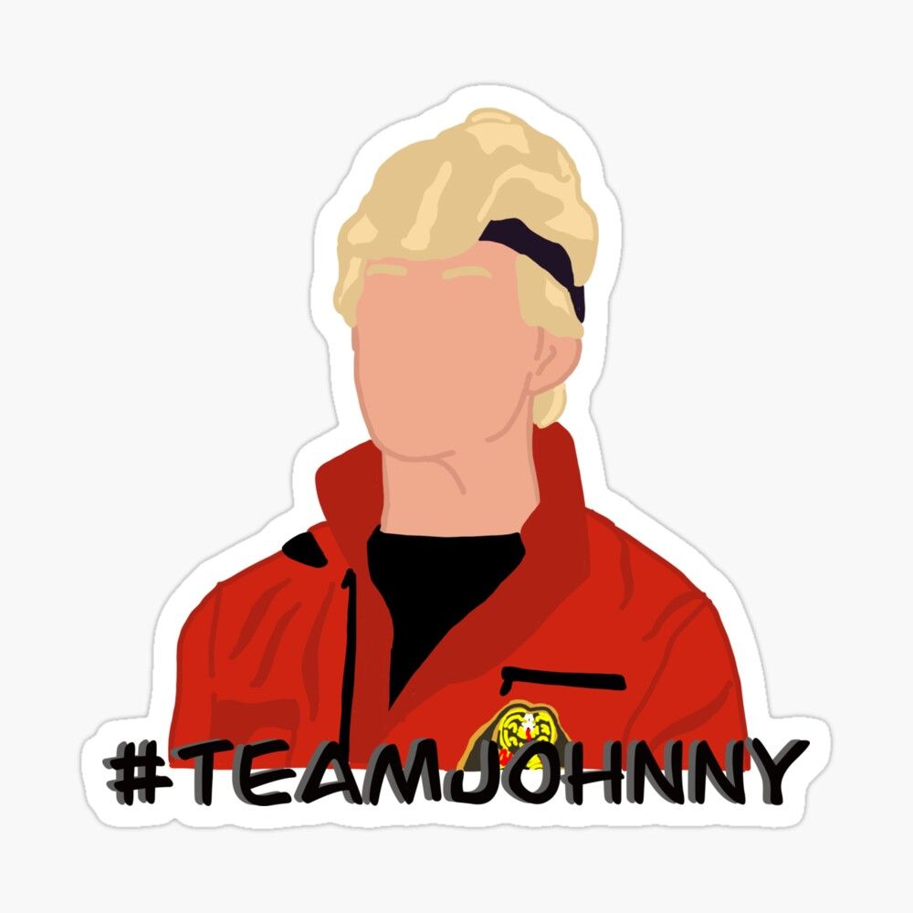 Cobra Kai Team Johnny Lawrence Sticker by BigDreamStickrs. Karate kid cobra kai, Kai, Cobra kai wallpaper