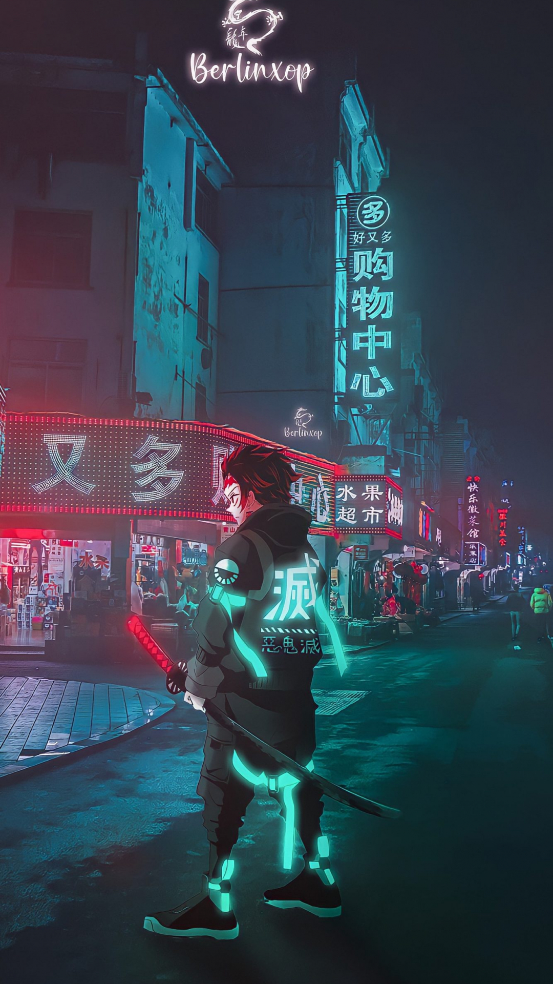 Dark Demon Slayer Wallpapers Wallpaper Cave