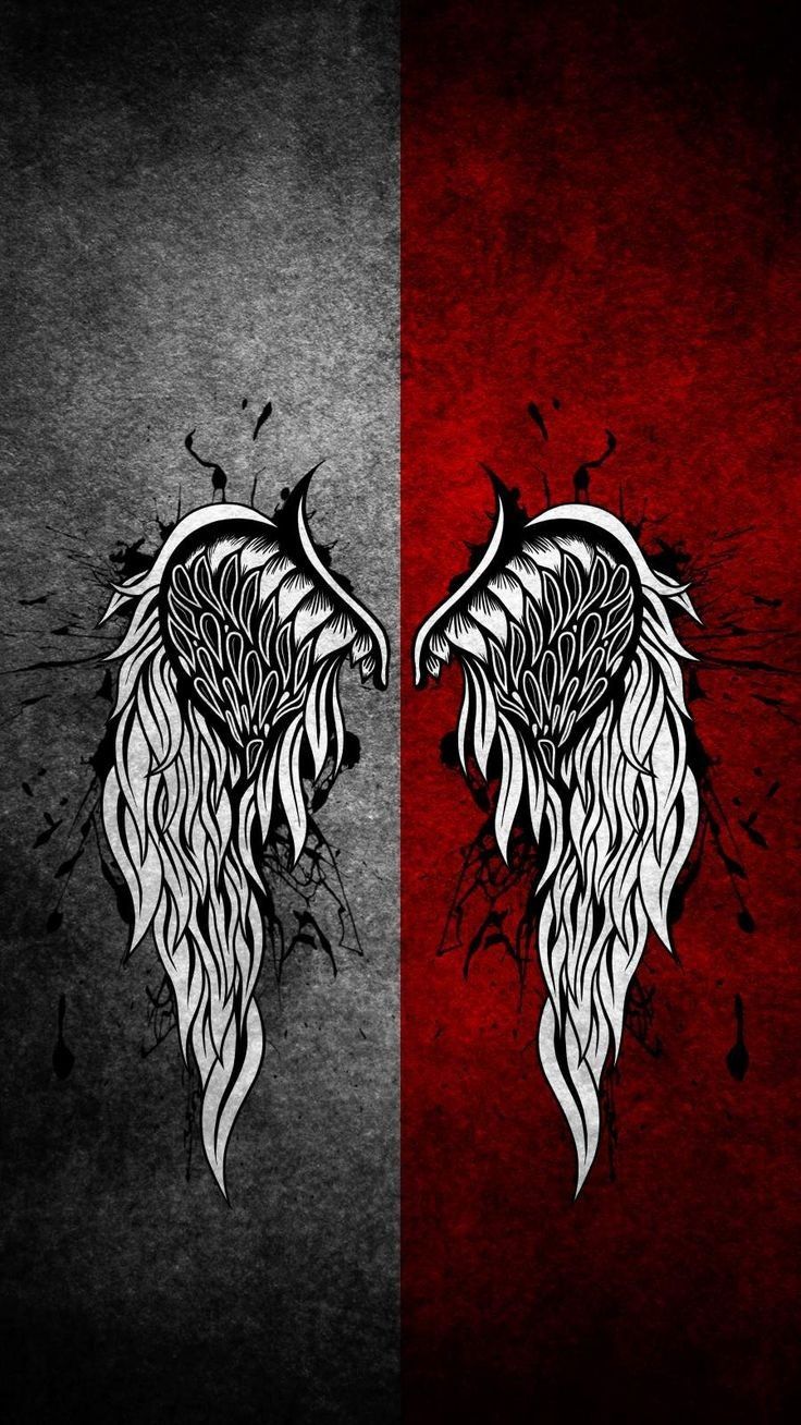 nothing. Angel wings iphone wallpaper, Black wallpaper iphone dark, Crazy wallpaper