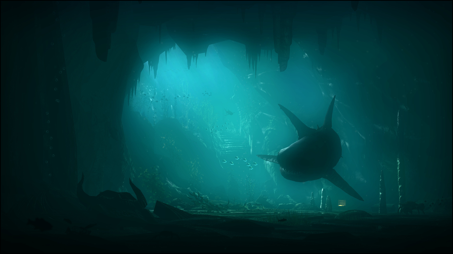 Free download fantasy underwater sharks fishes oceans dark spooky creepy wallpaper [1920x1080] for your Desktop, Mobile & Tablet. Explore Underwater HD Wallpaper 1920x1080. HD Water Wallpaper, 3D Under the