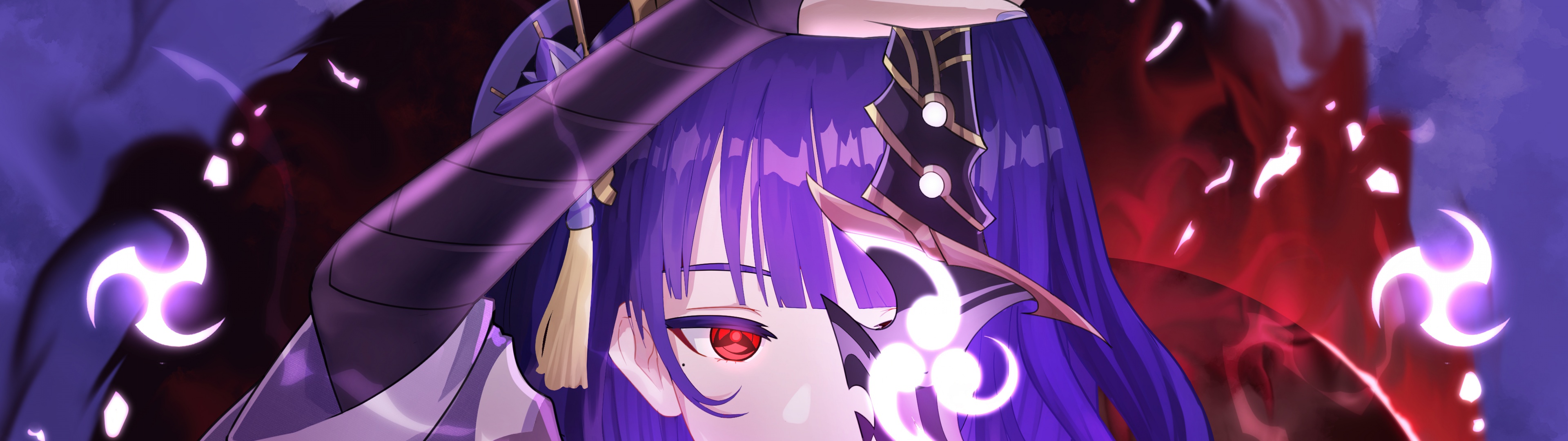 Baal Raiden Shogun Wallpaper 4K, Genshin Impact, Warrior, Sword, Anime girl, Pink, Anime