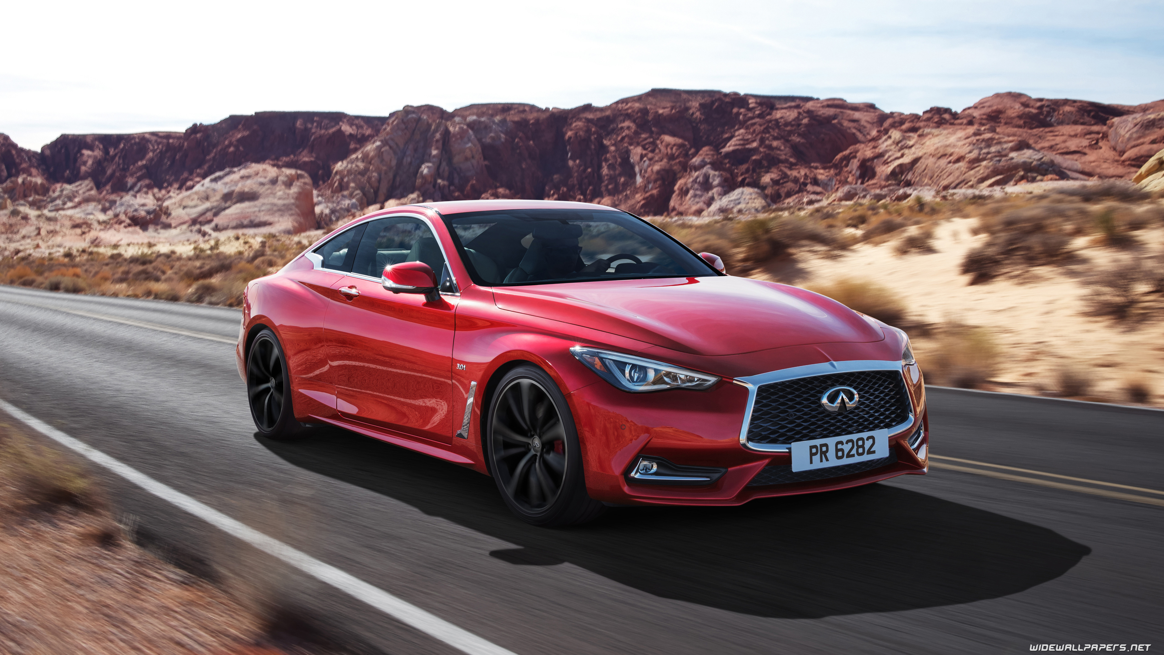 Infiniti Q60 cars desktop wallpaper 4K Ultra HD