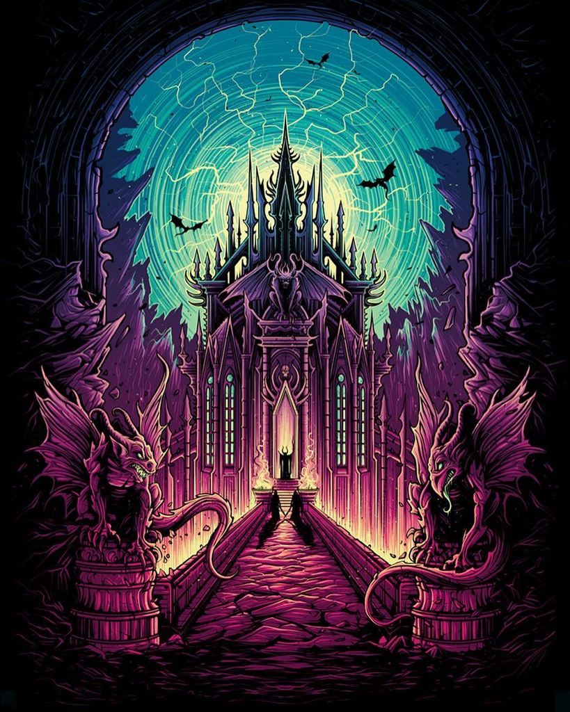 Dan Mumford here is the print version of my 'Nocturnal' reinterpretation for ! Available in