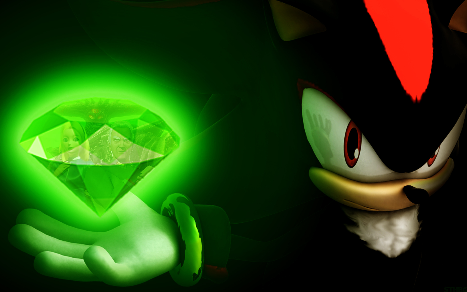 HD Shadow the Hedgehog Background