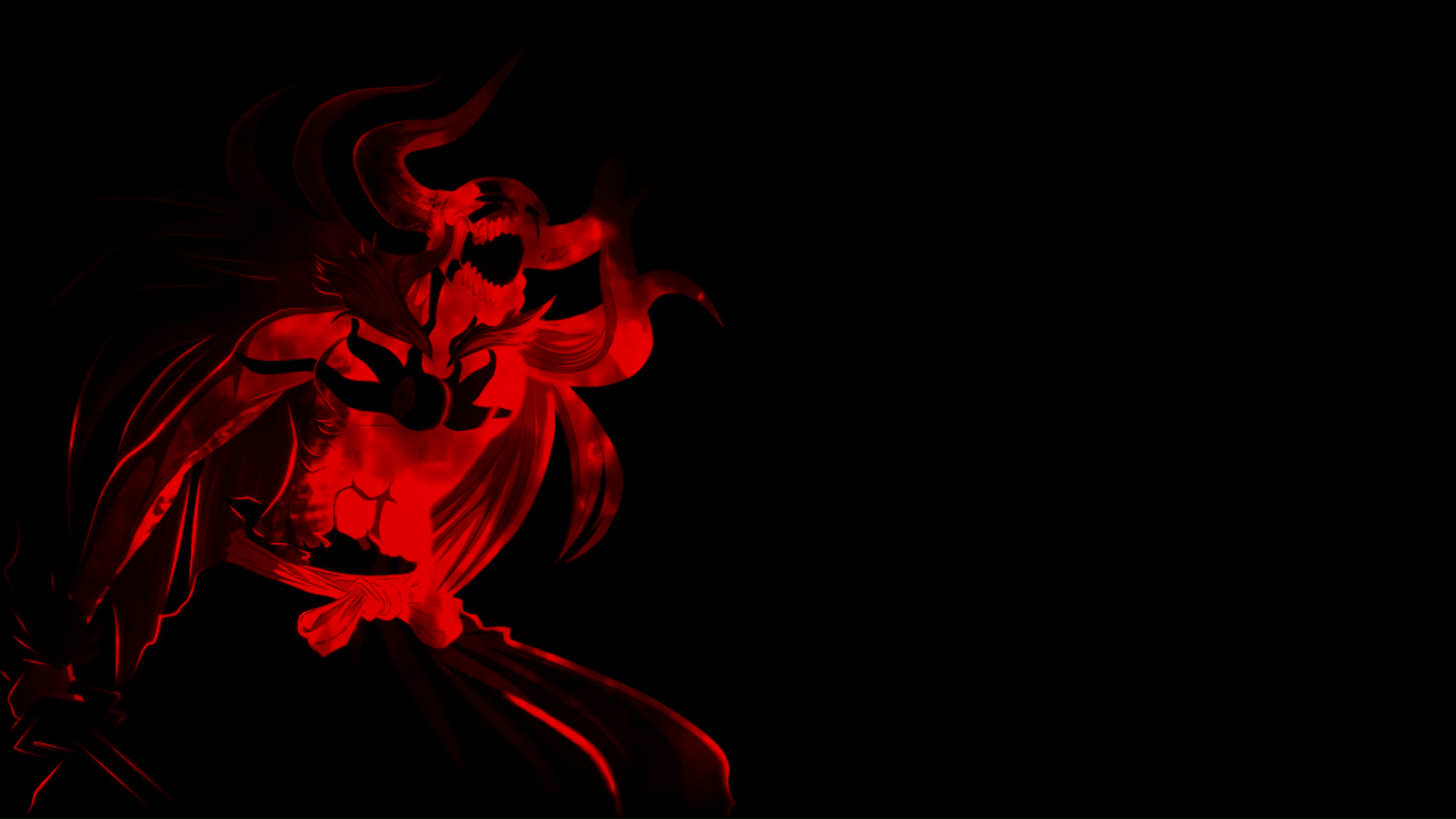 Bleach Ichigo Vasto Lorde (black fire animation) Live Wallpaper