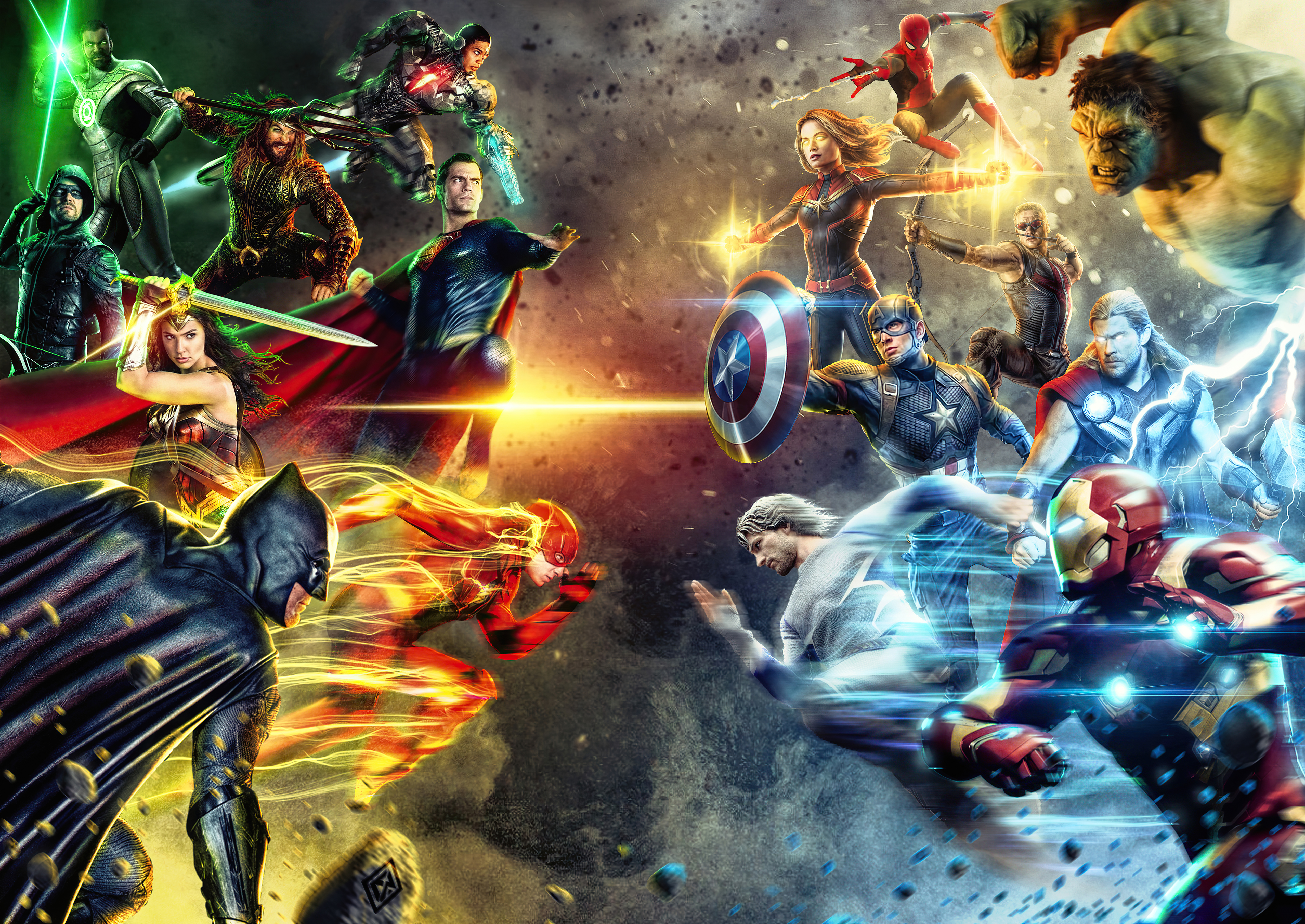 Marvel heroes Wallpaper