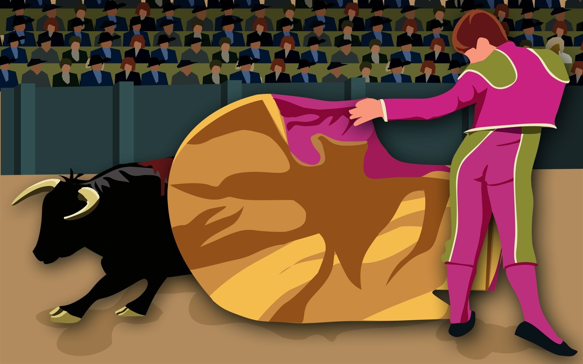 Bullfighting HD Wallpaper