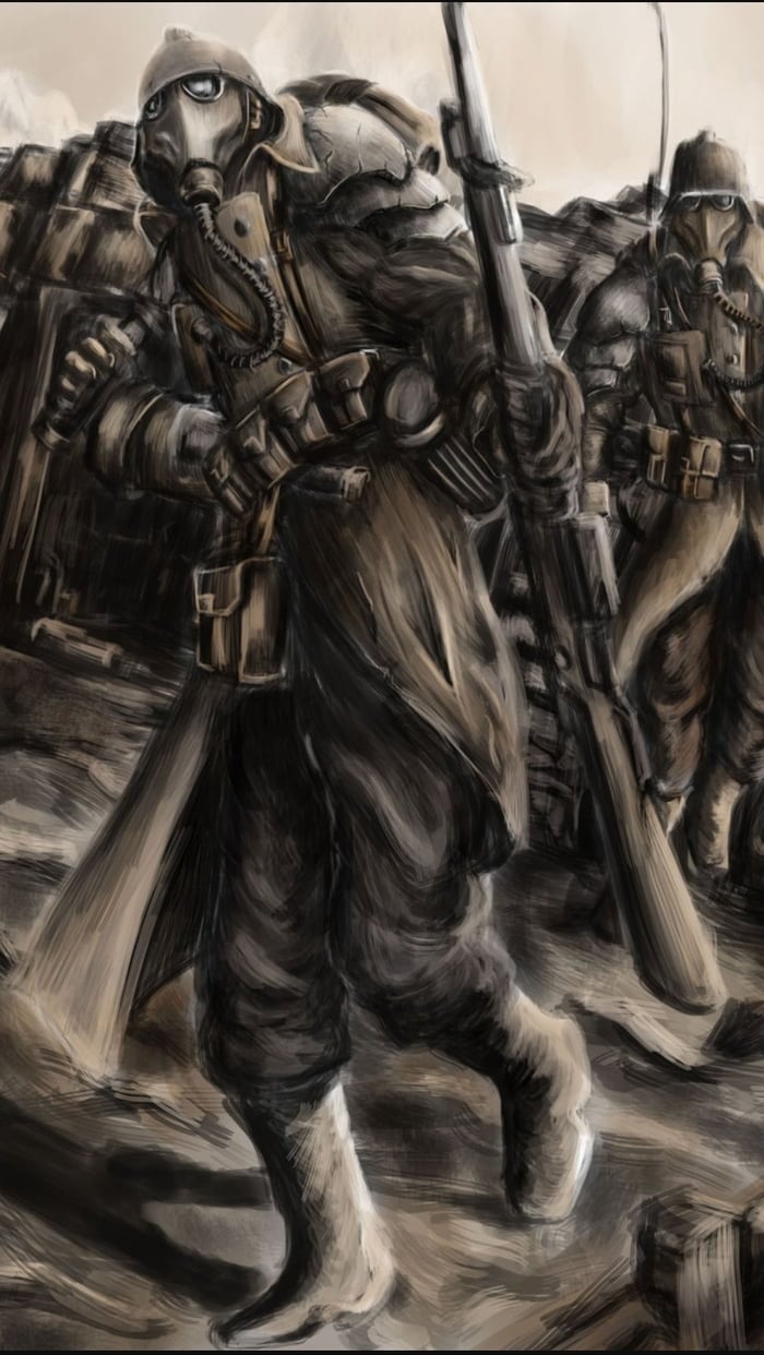Another Warhammer 40k phone wallpaper and today is the Death Korps of Krieg