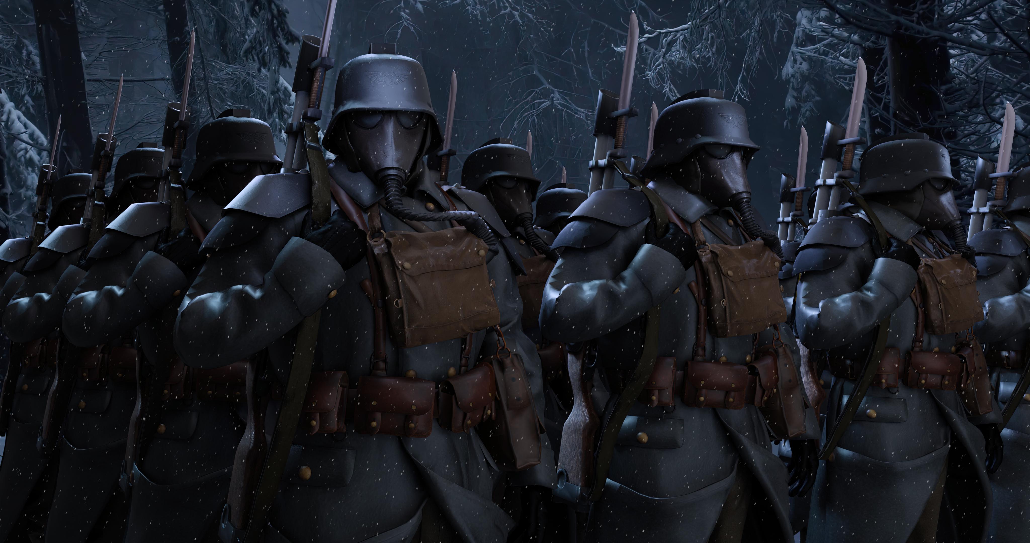Death Korps of Krieg March (Test render I did for warm up, hope you guys like it)