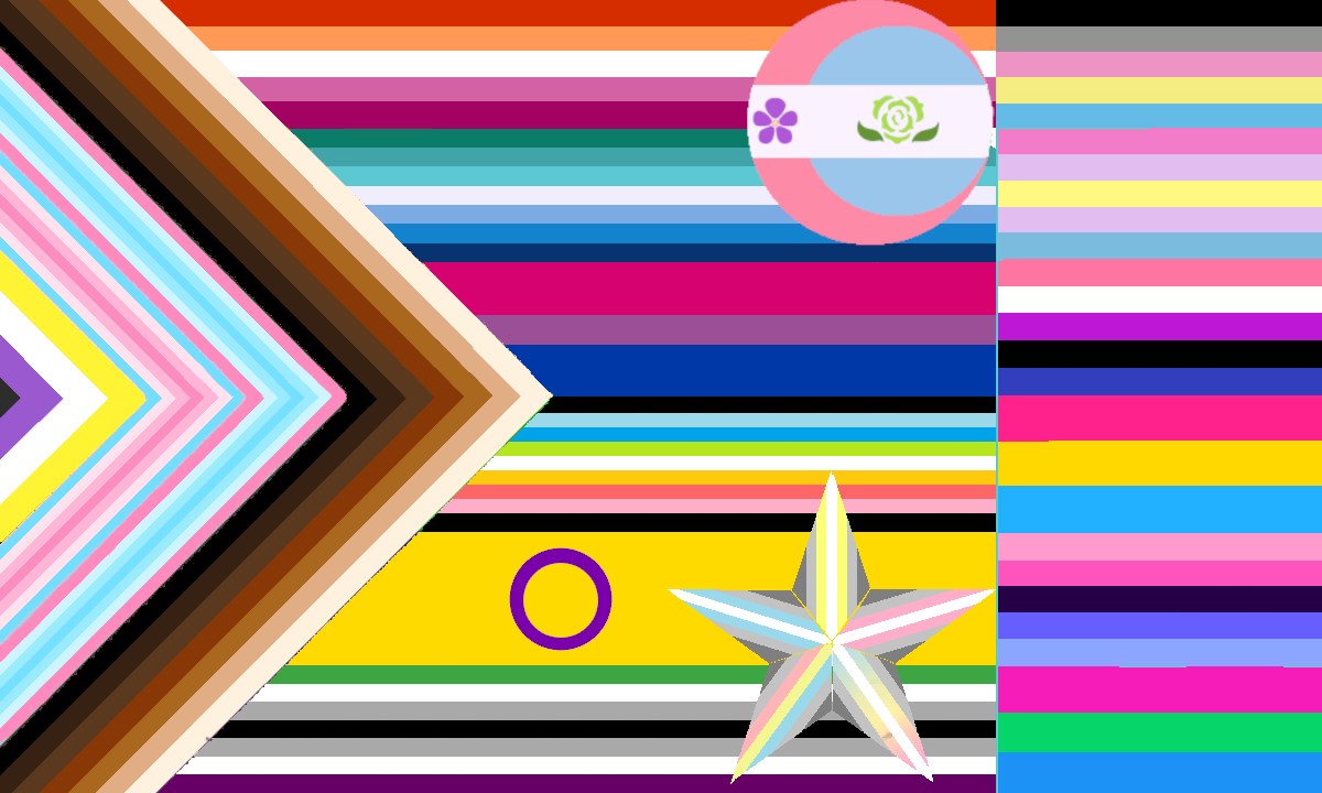 The Progress pride flag, but even more crowded, Final. I'm gonna stop here, because I'm running out of room