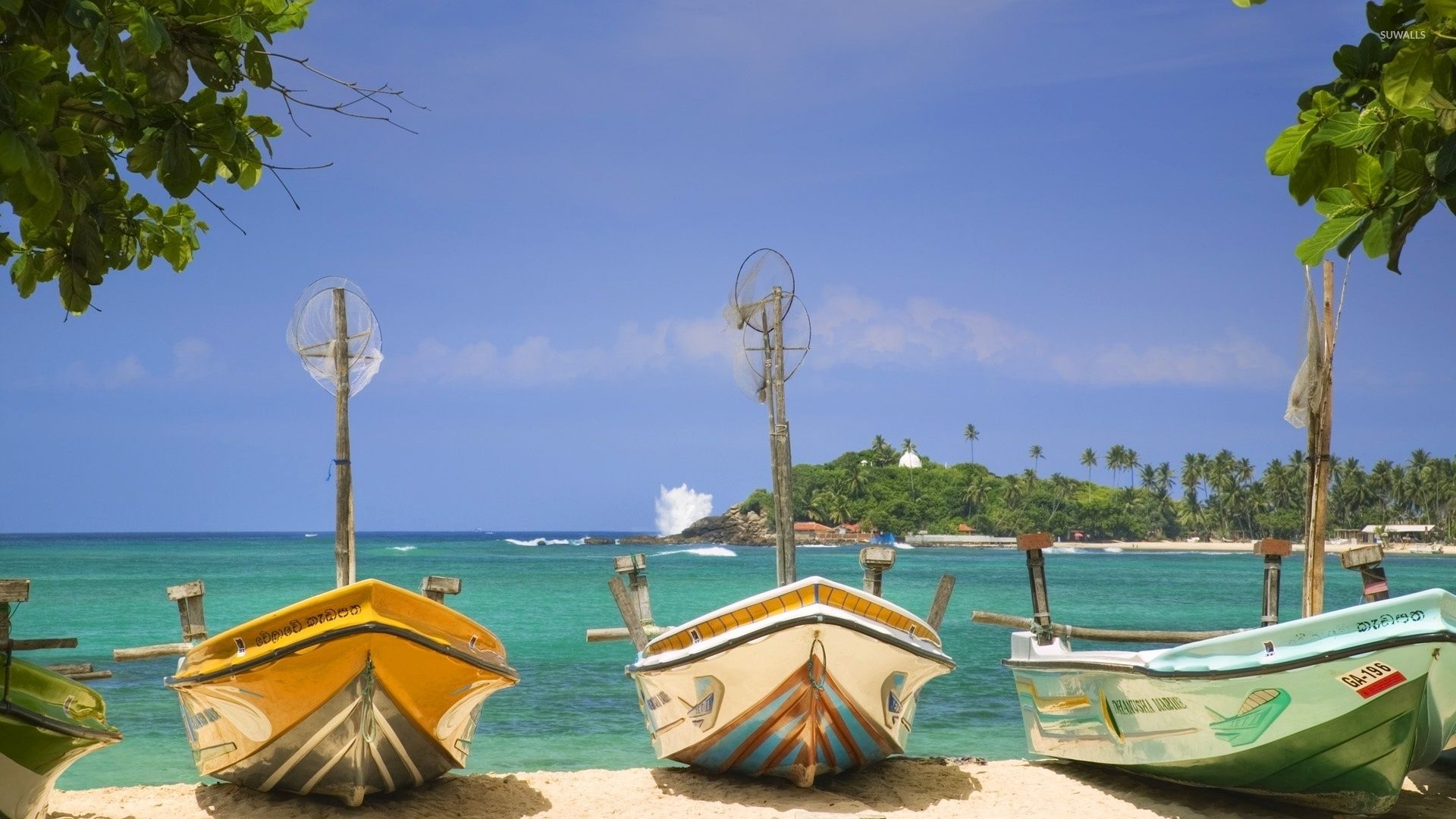 Summer Boat Wallpaper