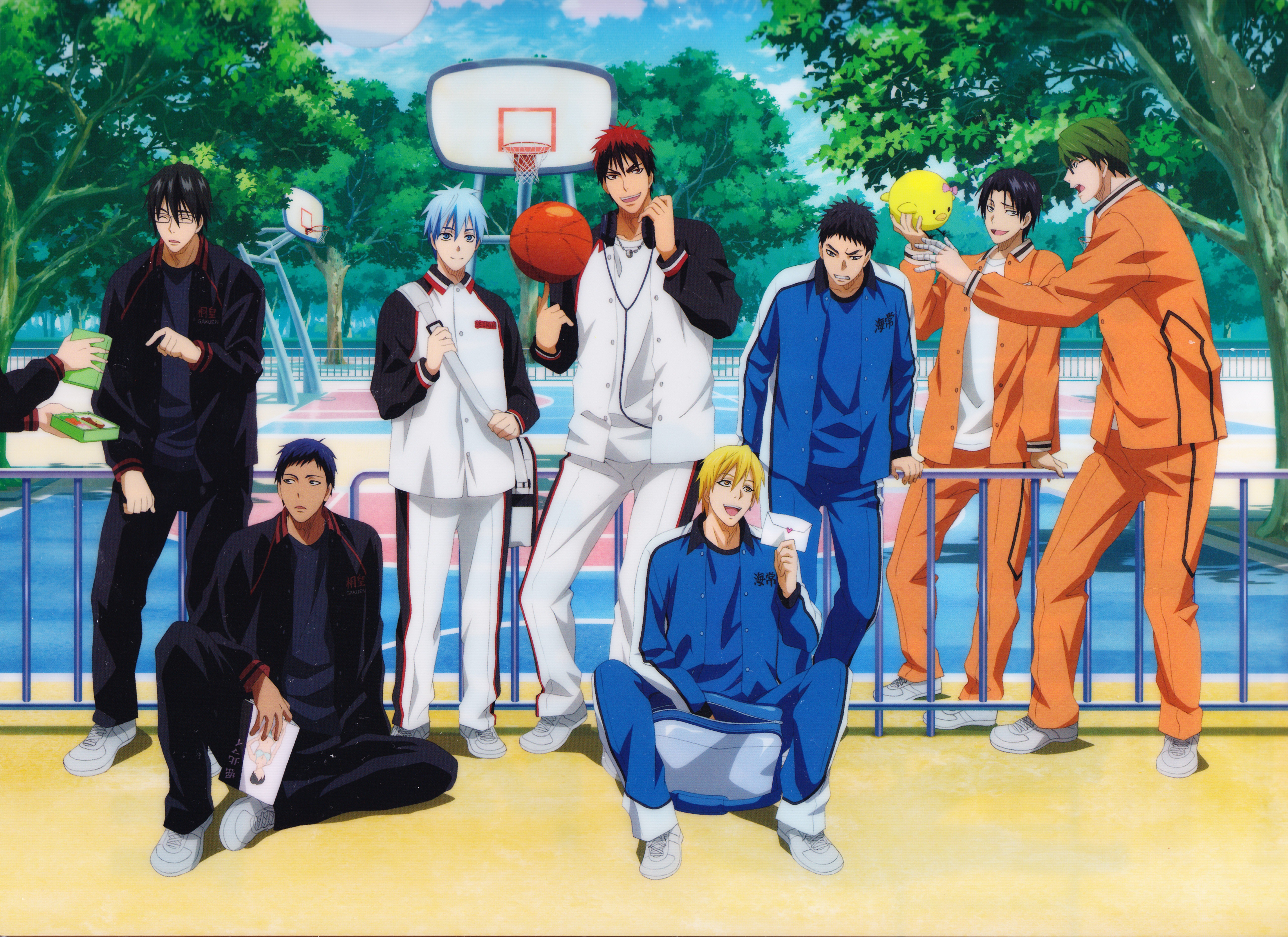 Anime series character Kuroko no Basket Series Yukio Kasamatsu Character Taiga Kagami wallpaperx5102