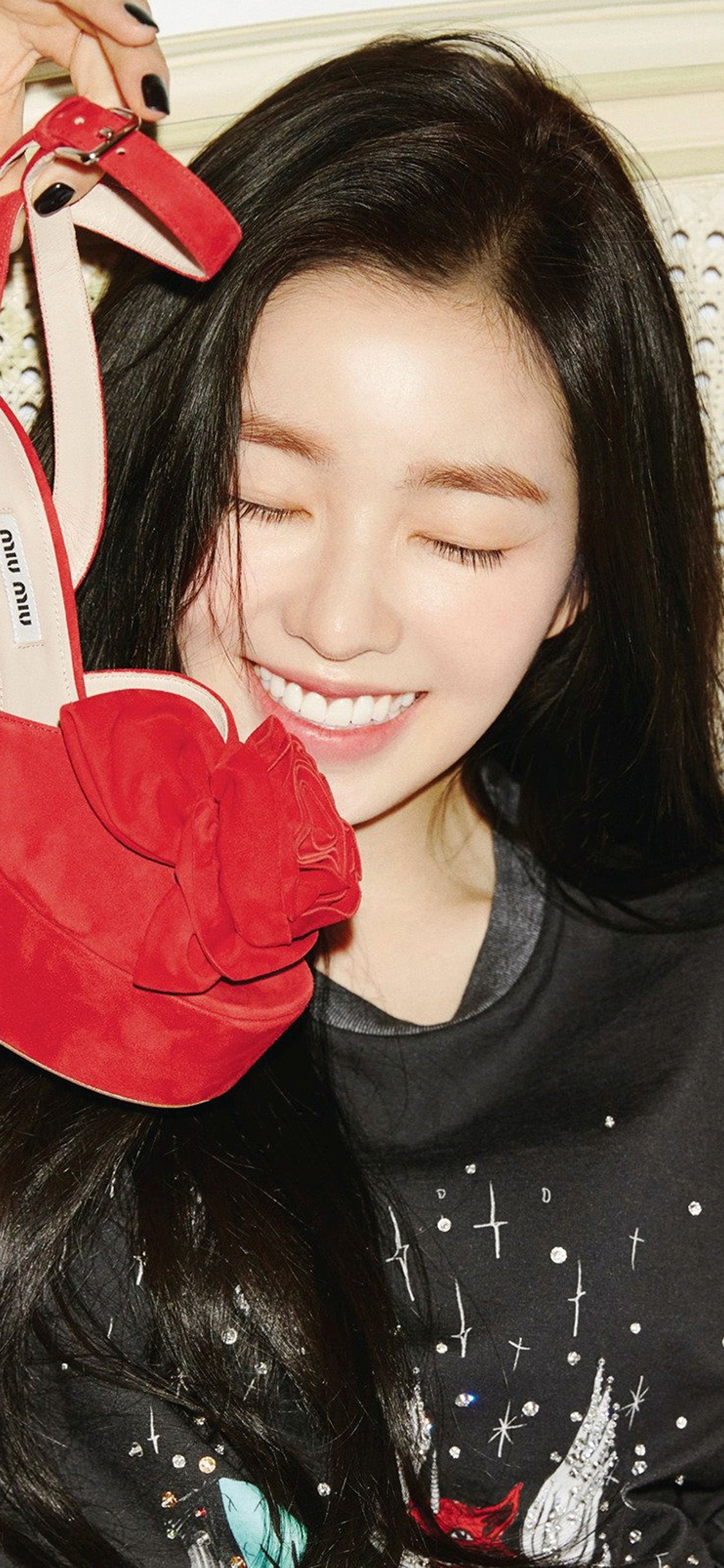 iPhone X wallpaper. irene redvelvet kpop girl smile