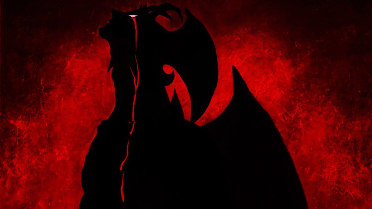 Devilman Crybaby Red by Exoic. Devilman crybaby, Dark red wallpaper, Red and black wallpaper