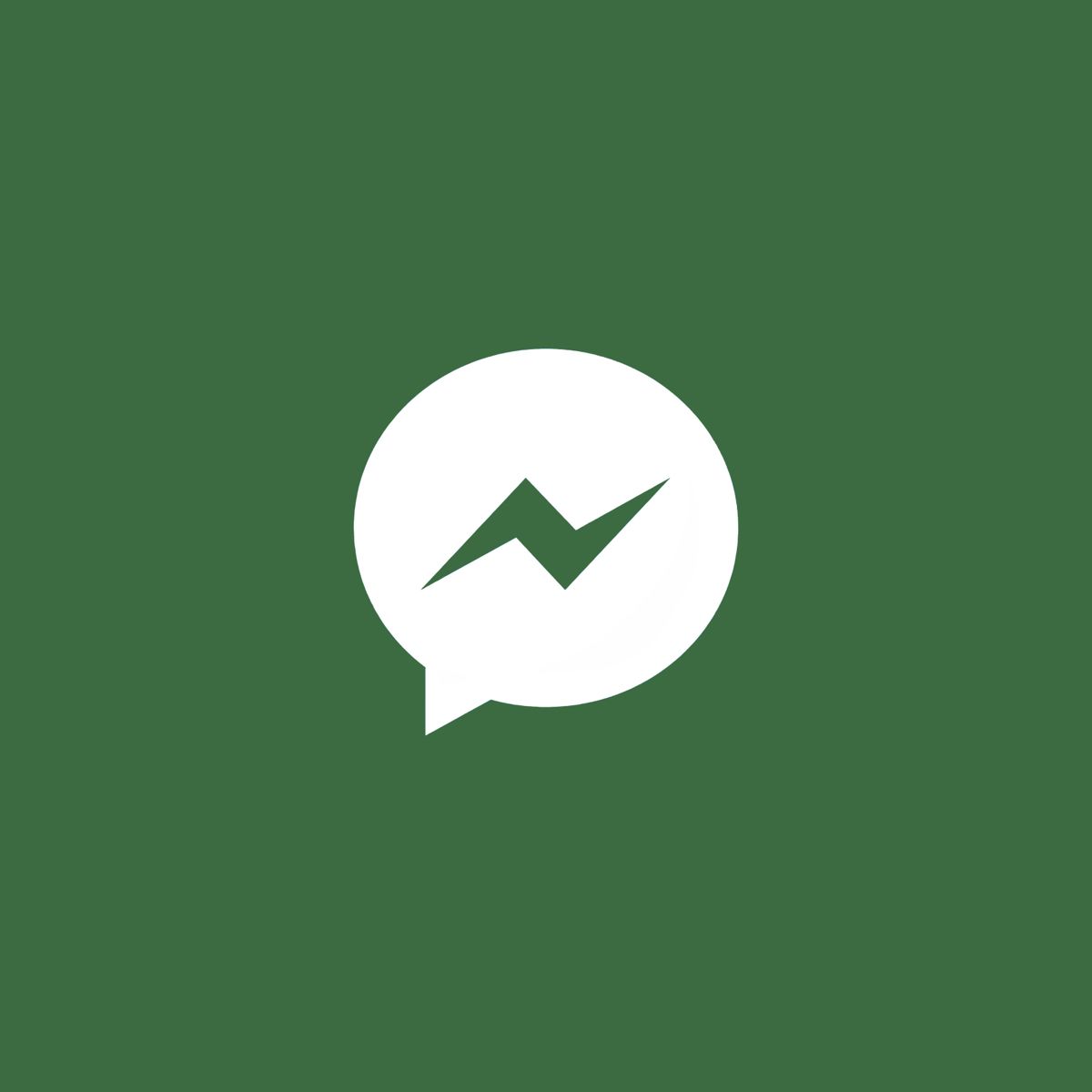 Facebook Messenger Icon. App icon design, iPhone wallpaper green, App icon