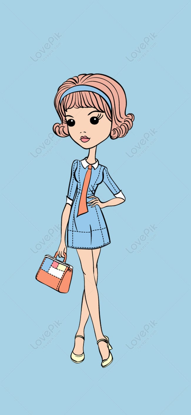 Cartoon Girls Mobile Wallpaper Background Image Free Download