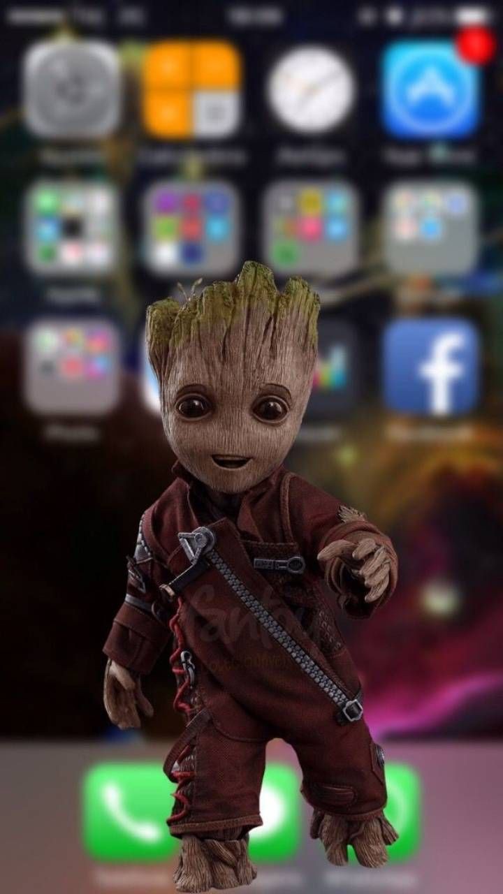 Cute Baby Groot Wallpaper