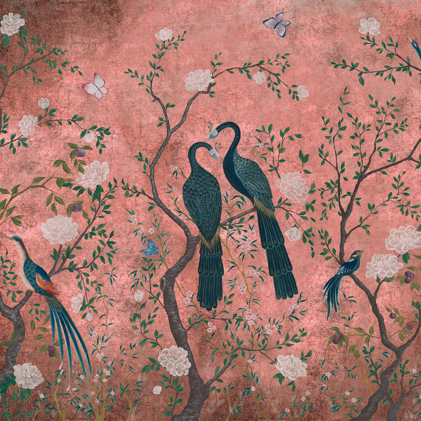 beut x Coordonne Core Edo Mural Wallpaper -Dusky Pink