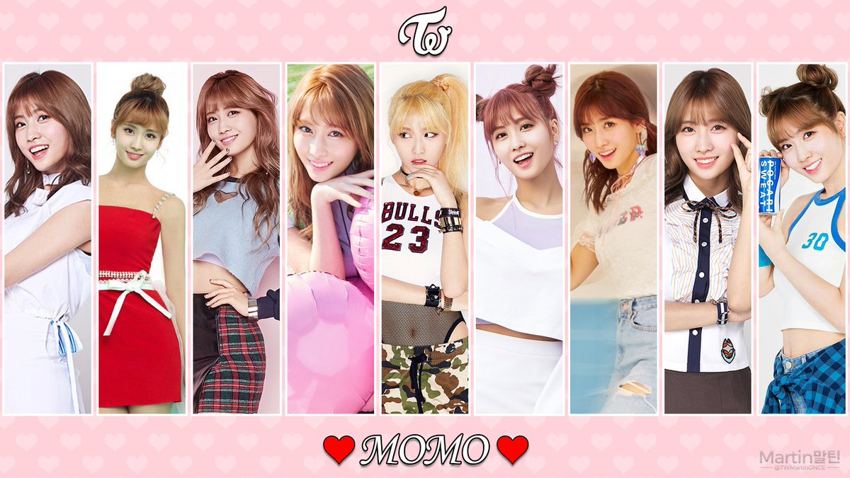 Martin말틴's a TWICE member wallpaper feat moguri Momo for you guys! Hope you guys liked it & Enjoy! ❤️ #트와이스 #TWICE #모모 #MOMO