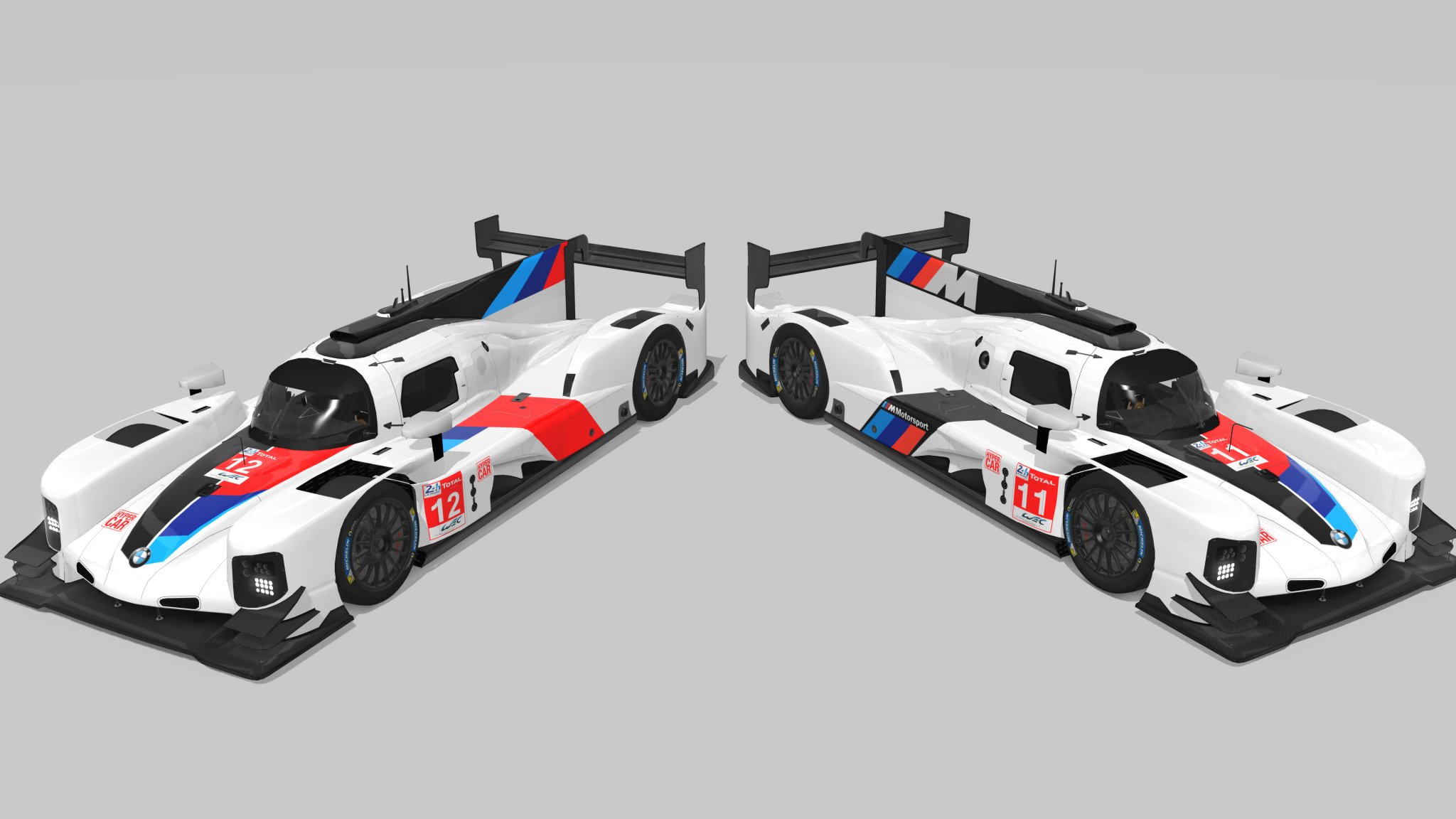 BMW LMDh Fictional Skins. Rollovers Dallara BR1