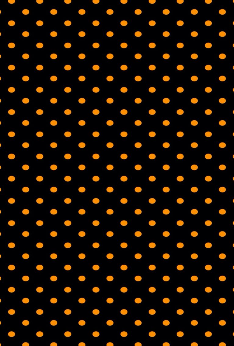 Curved Orange And Black Wallpaper