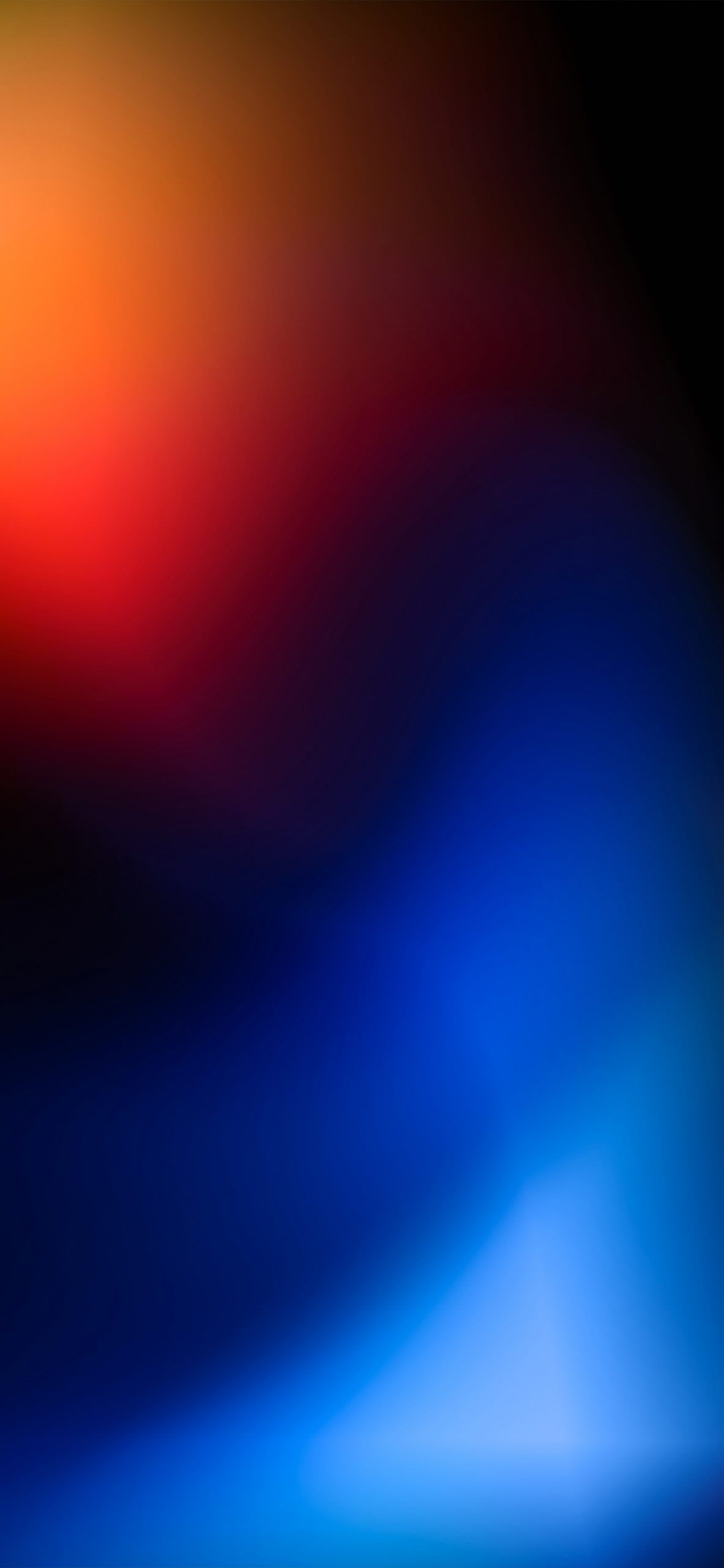 Orange to blue and black gradient on iPhone. iPhone wallpaper bright, iPhone wallpaper gradient, Colourful wallpaper iphone