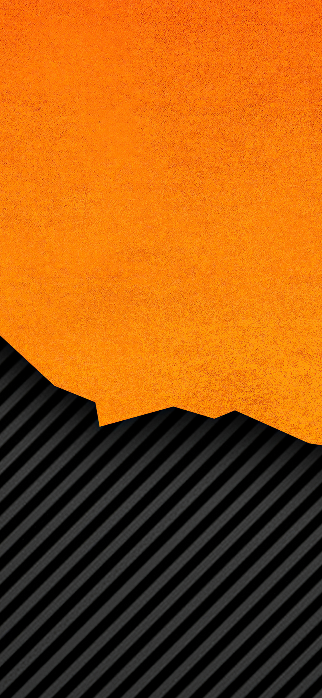 Download Orange Black Surface, Lines, Abstract 1125x2436 Wallpaper, Iphone X, 1125x2436 HD Image, Background, 26743