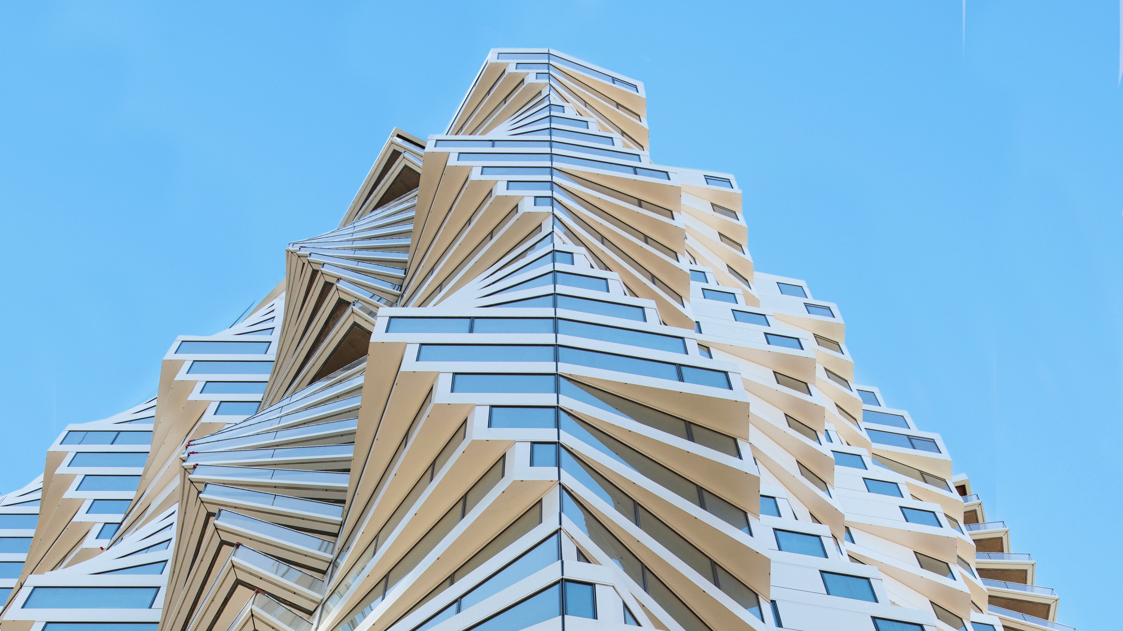 Wallpaper Building, Facade, Architecture, Minimalism