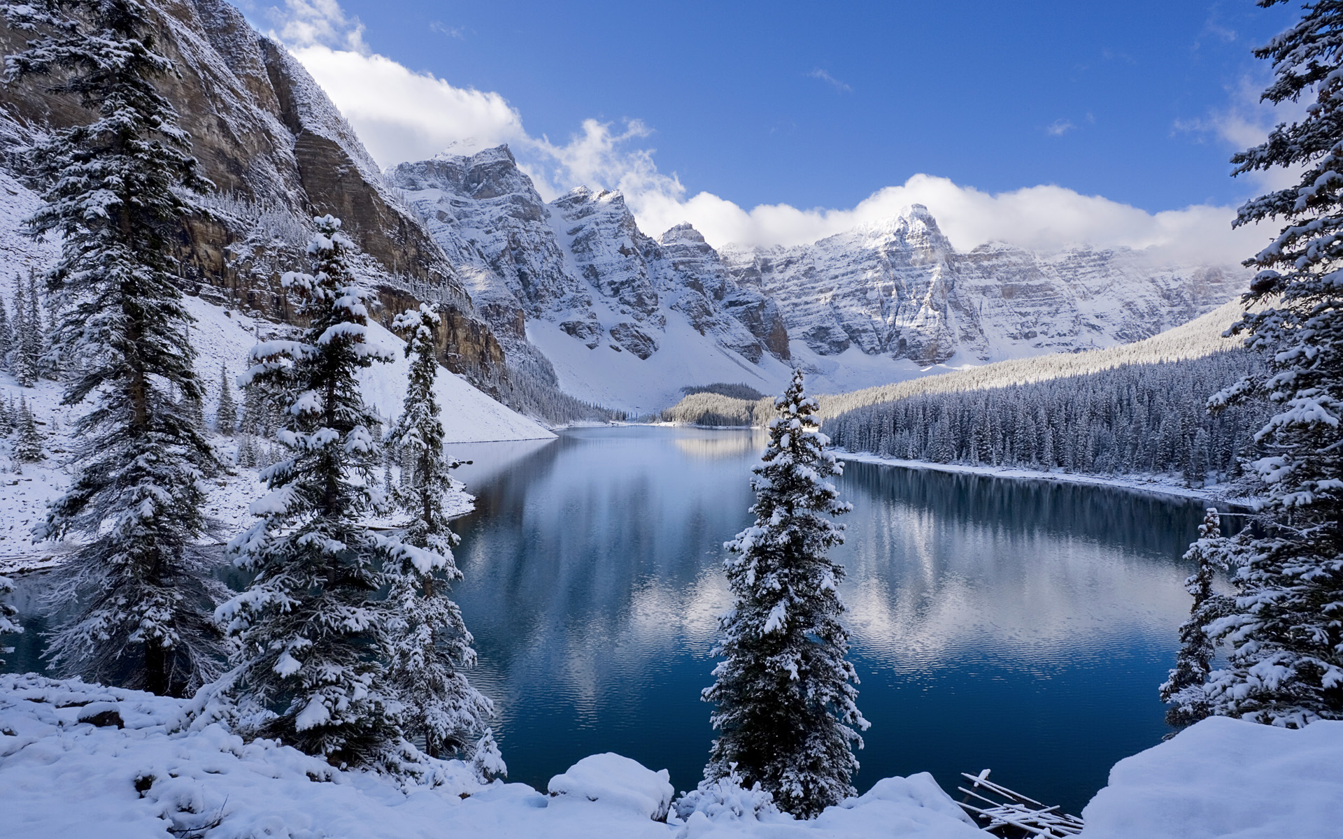 Free download Moraine Lake in Winter Canada Wallpaper HD Wallpaper [1920x1200] for your Desktop, Mobile & Tablet. Explore Wallpaper in Canada. Peel and Stick Wallpaper Canada, Benjamin Moore Wallpaper