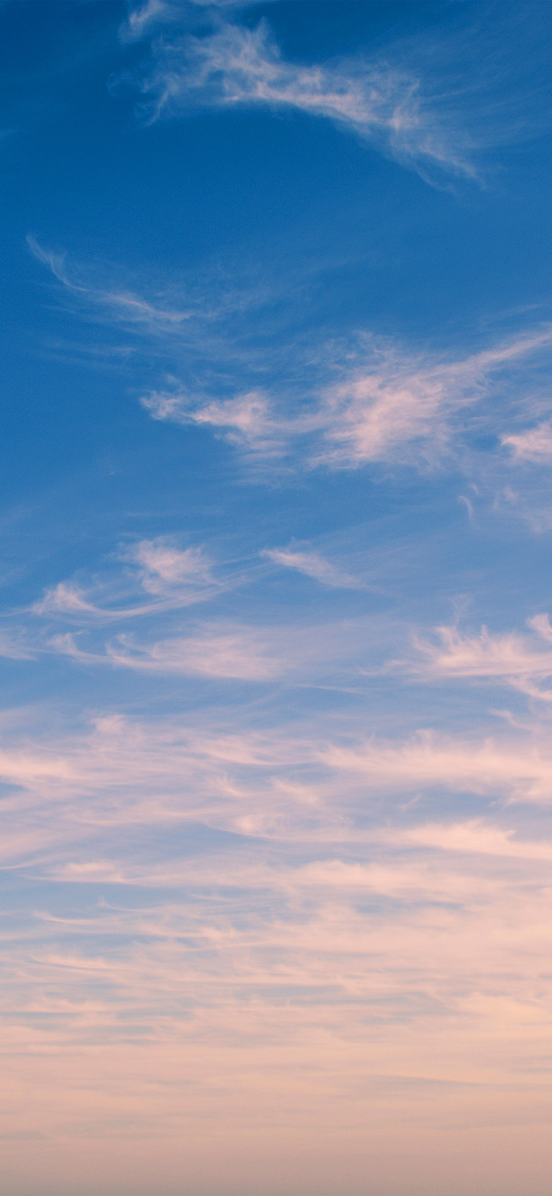 Sky blue cloud nature sunny summer iPhone X Wallpaper Free Download