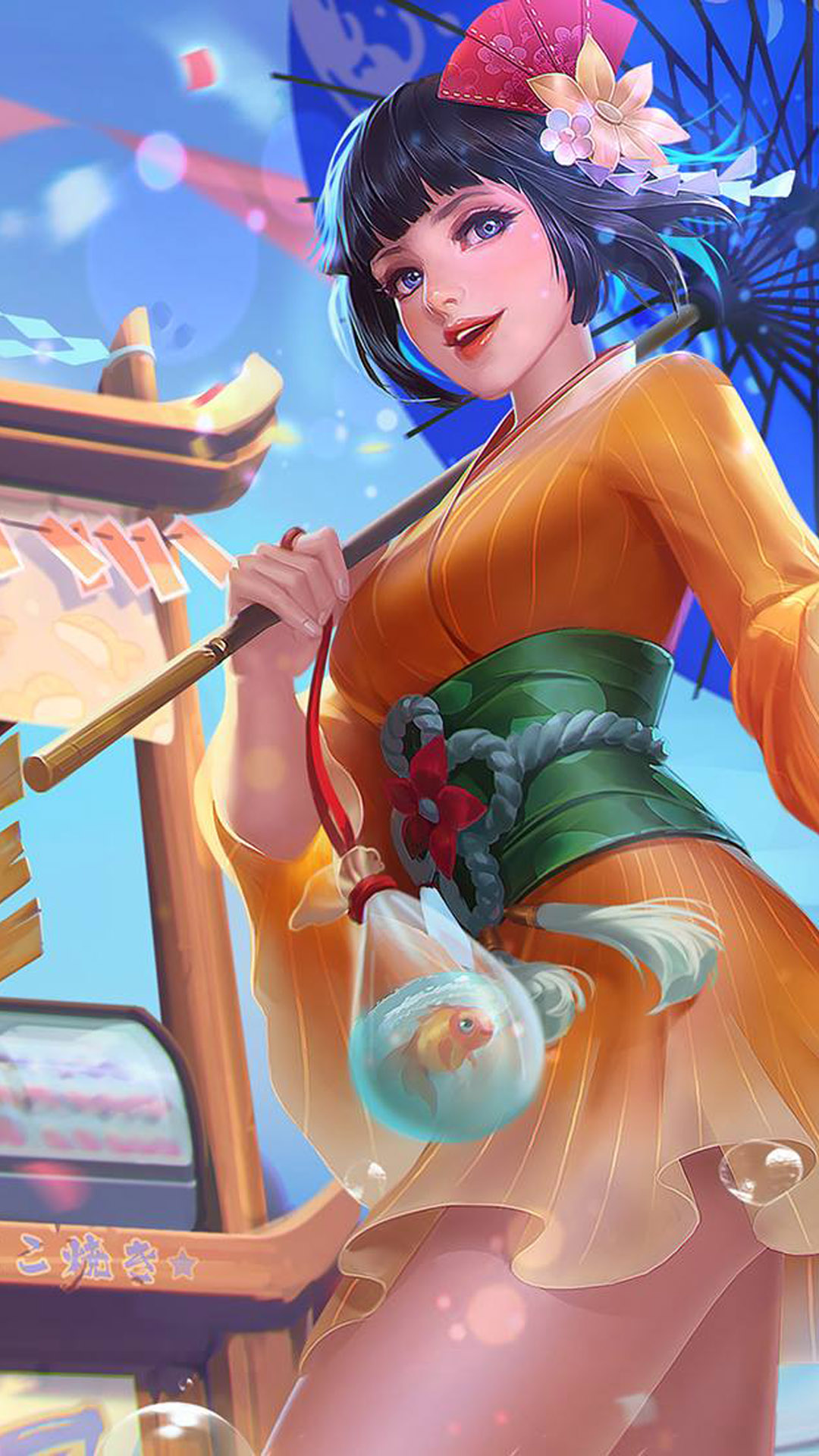 Kagura Summer Festival Mobile Legends 4K Ultra HD Mobile Wallpaper