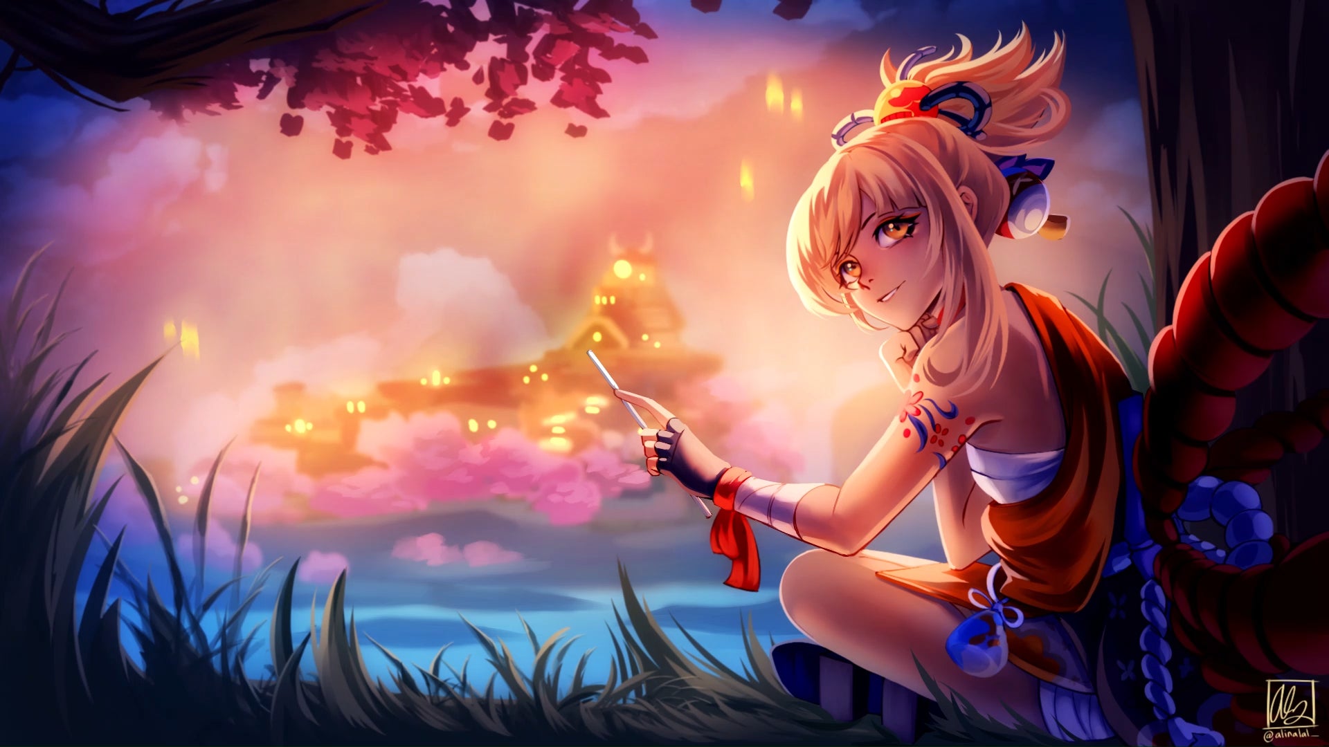 Queen Of The Summer Festival (drawn And Animated By Me!), R Genshin_Impact