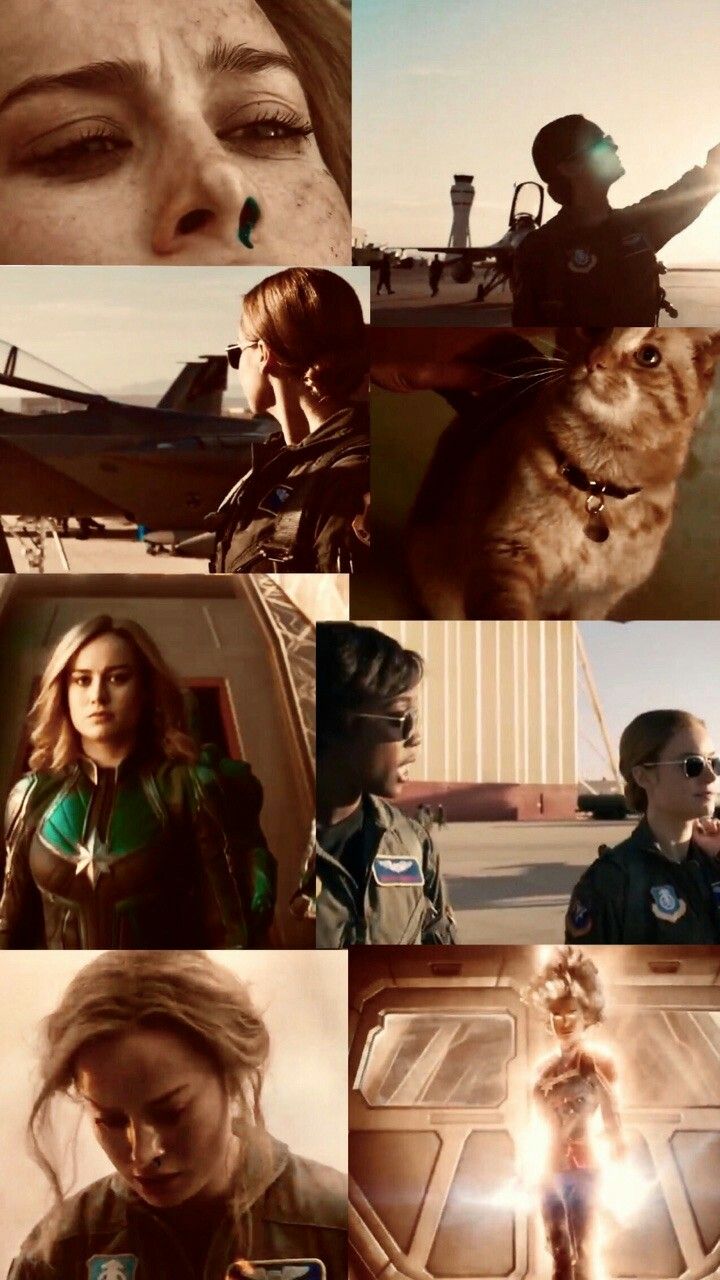 Brie Larson/ Captain Marvel Wallpaper lockscreen Fondo de pantalla HD iPhone 2019 comic. Marvel vingadores, Marvel, Capitã marvel