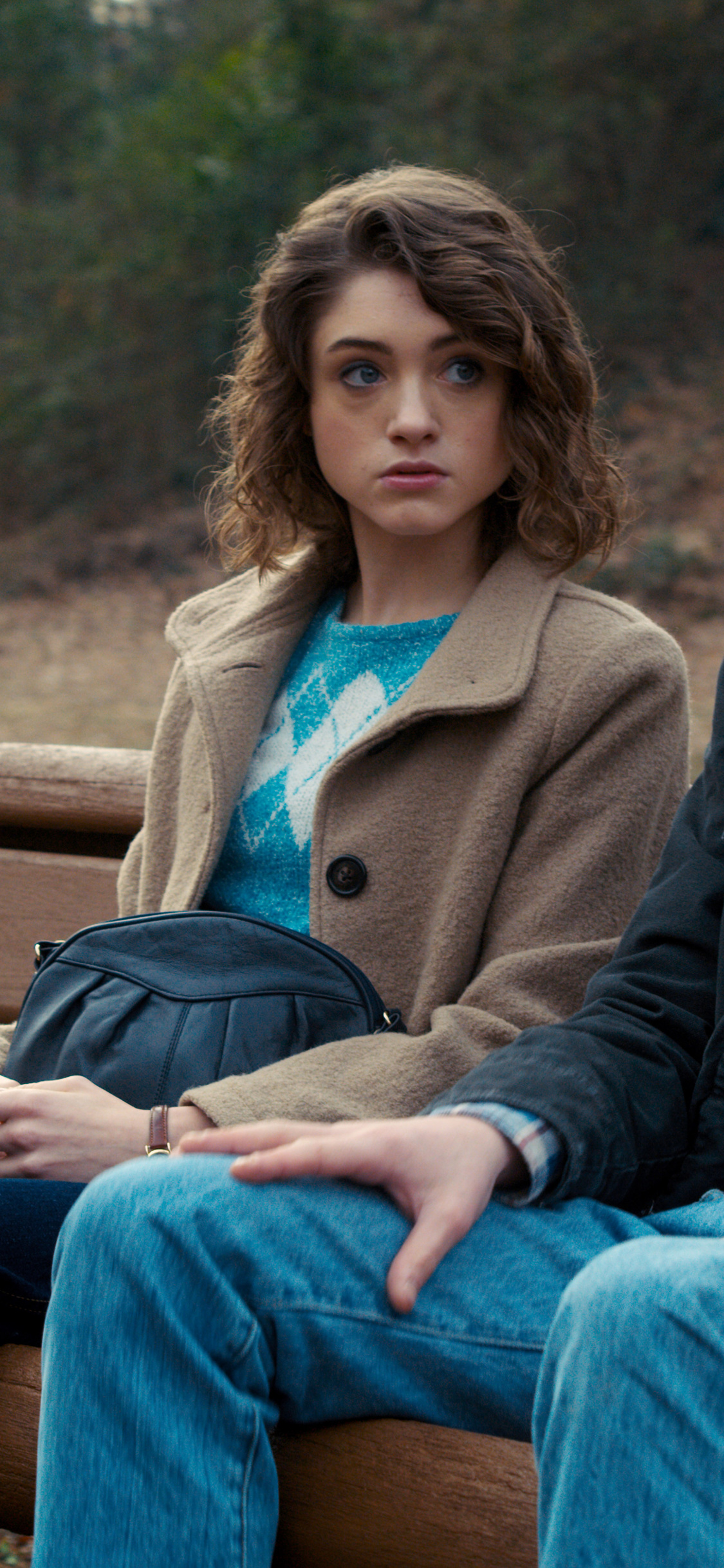 Stranger Things Natalia Dyer As Nancy Jonathan Byers As Charlie iPhone XS, iPhone 10, iPhone X HD 4k Wallpaper, Image, Background, Photo and Picture