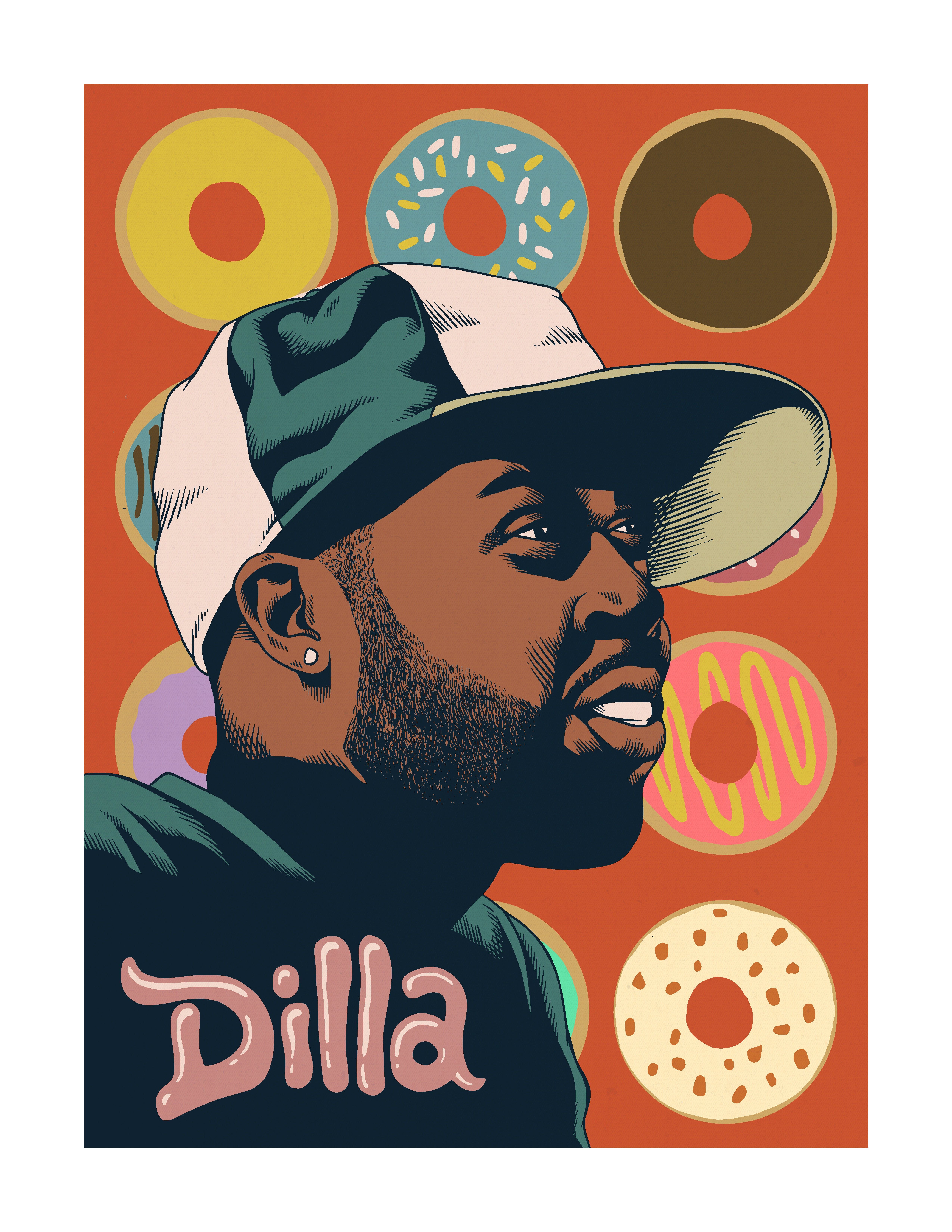 J Dilla. J dilla, Hip hop art, Swag art