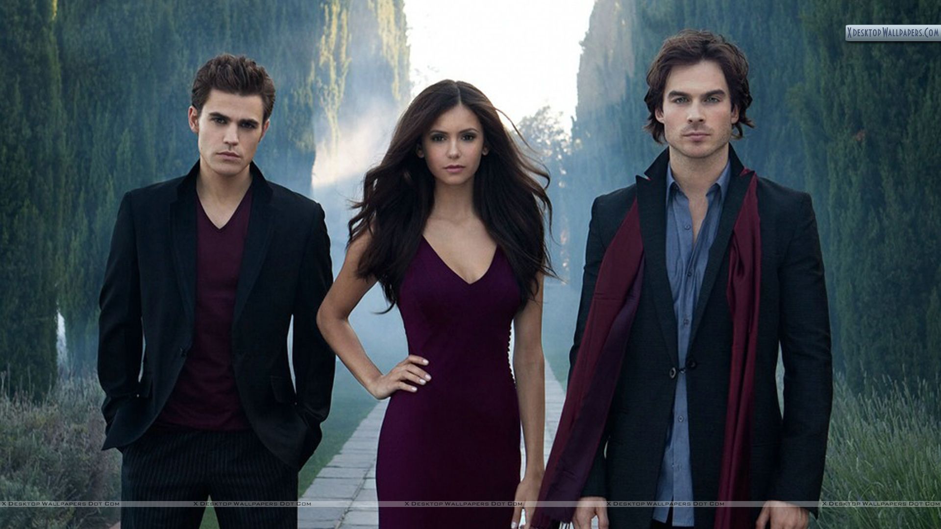 Smart Characters in Vampire Diaries Wallpaper