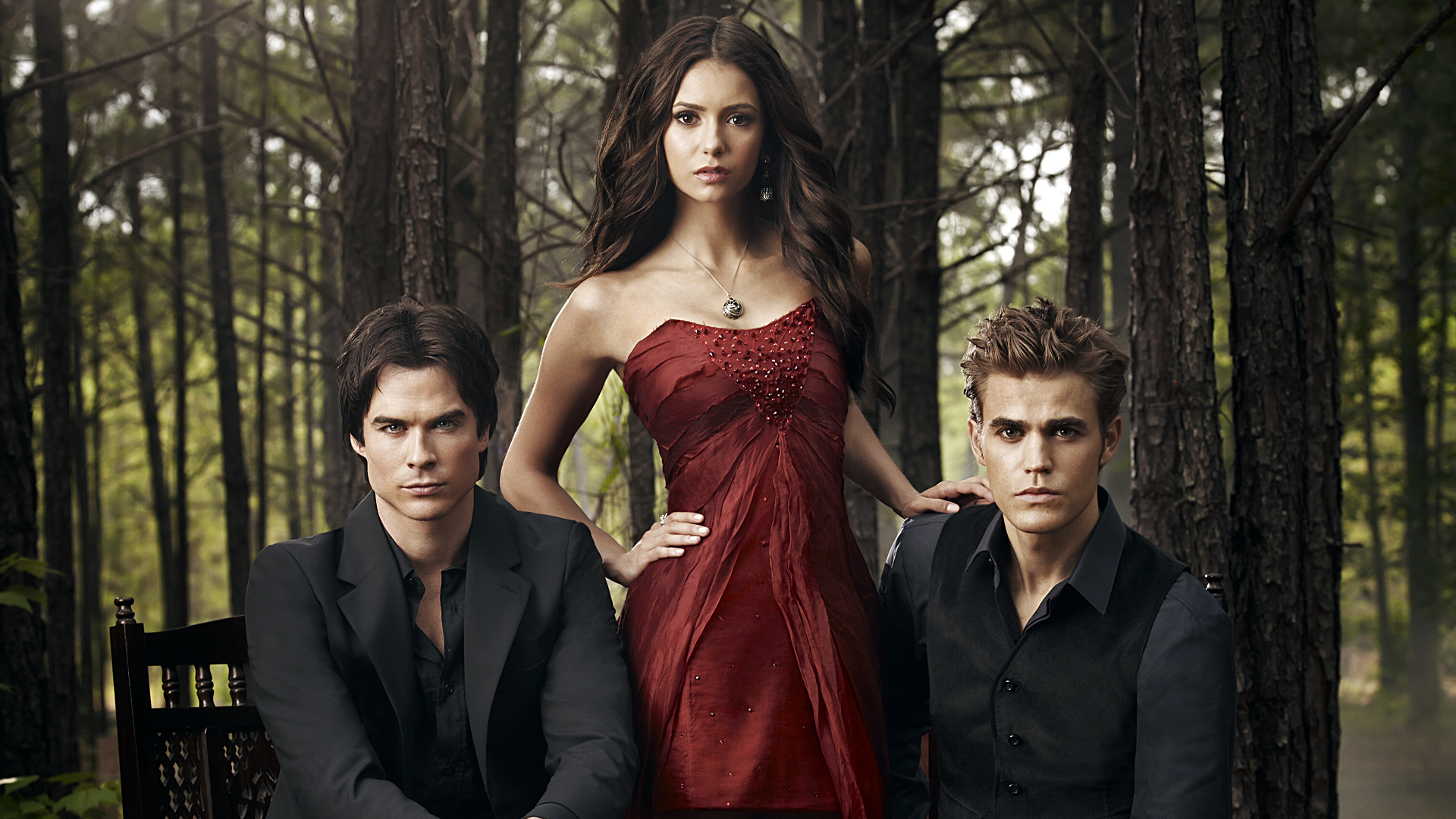 Desktop Wallpaper The Vampire Diaries Nina Dobrev film 1920x1080