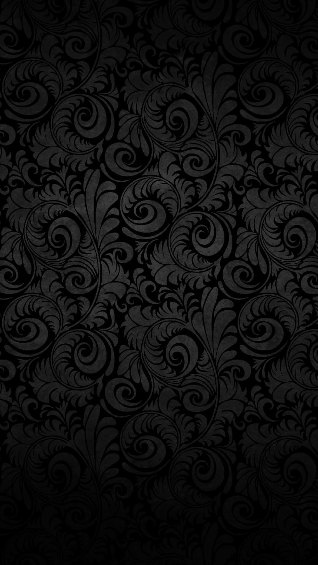 Black Abstract Phone Wallpaper